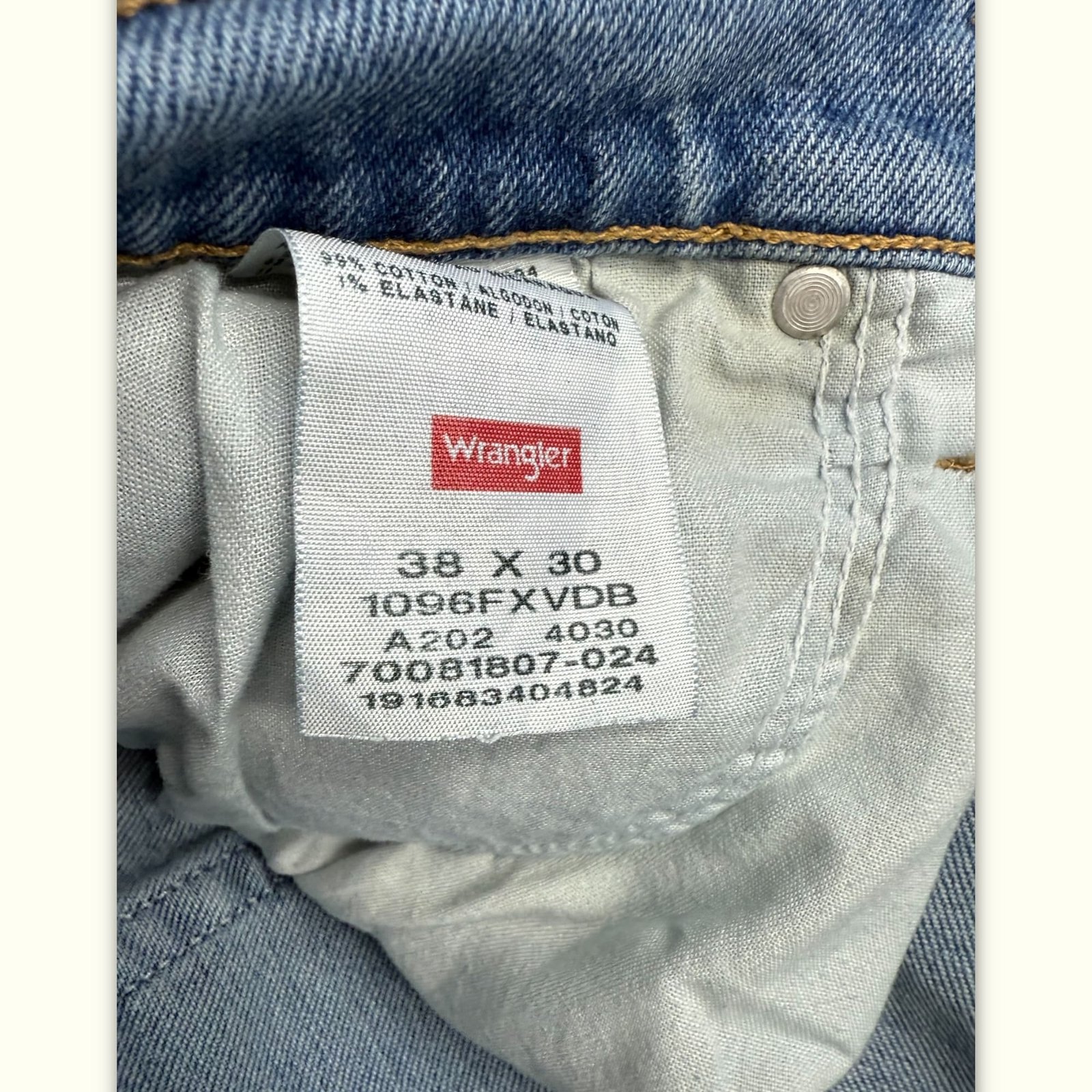 Wrangler Jean Regular Homme 2010s Workwear – W38