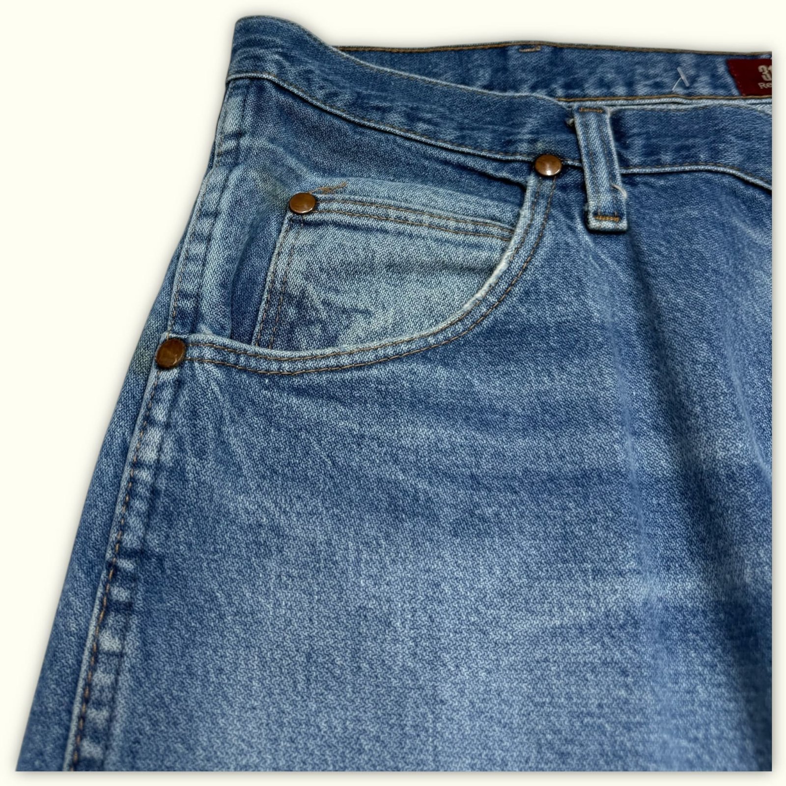 Wrangler Jean Relaxed Homme 2000s Western – W36