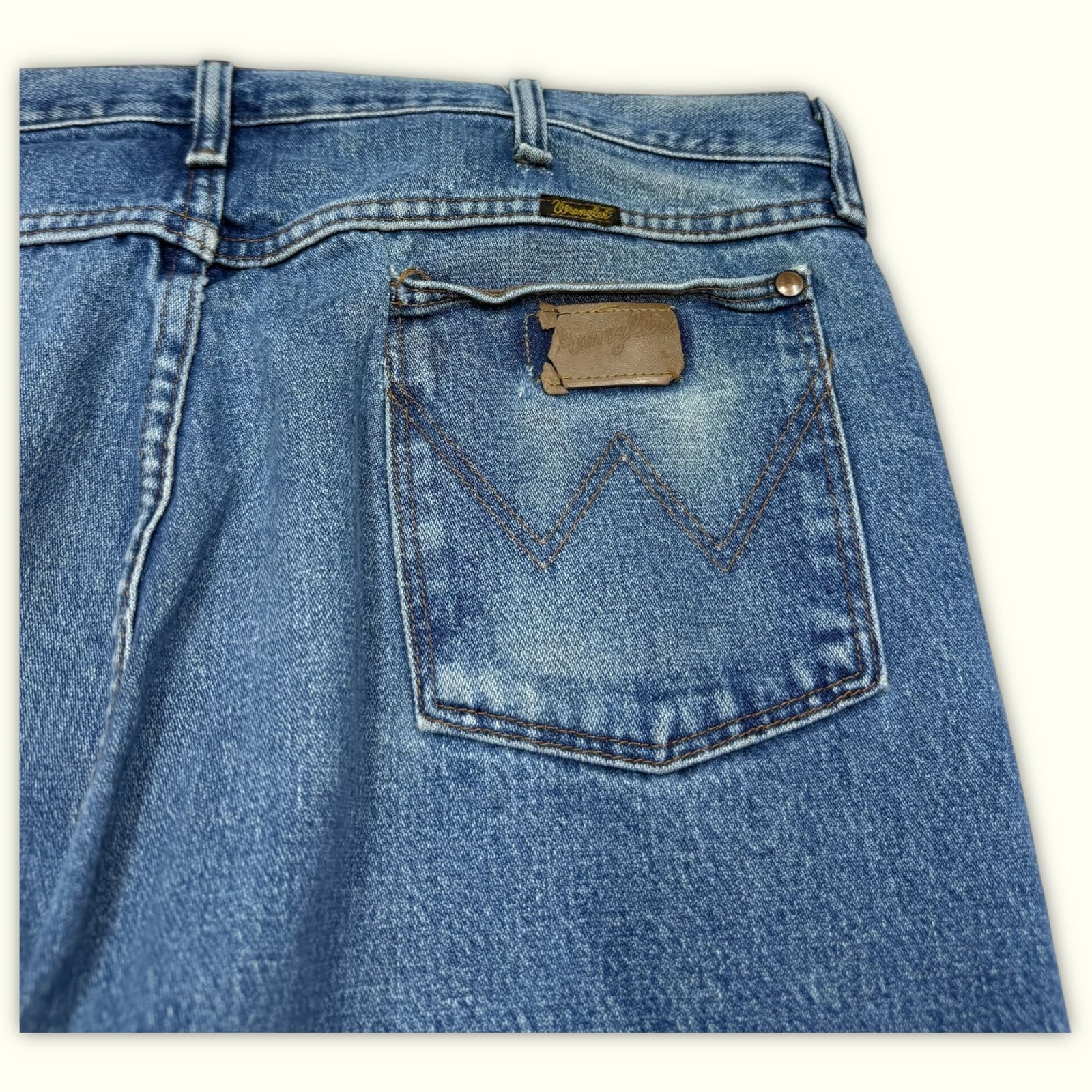 Wrangler Jean Regular Homme 2000s Western – W42
