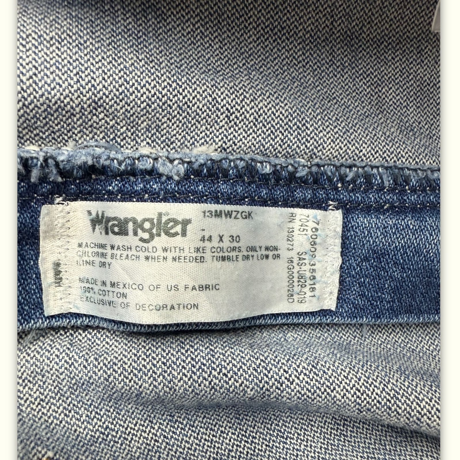Wrangler Jean Regular Homme 2000s Western – W44