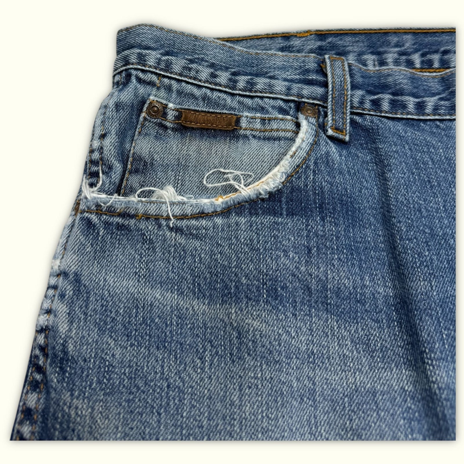 Wrangler Jean Regular Homme 2000s Western – W36