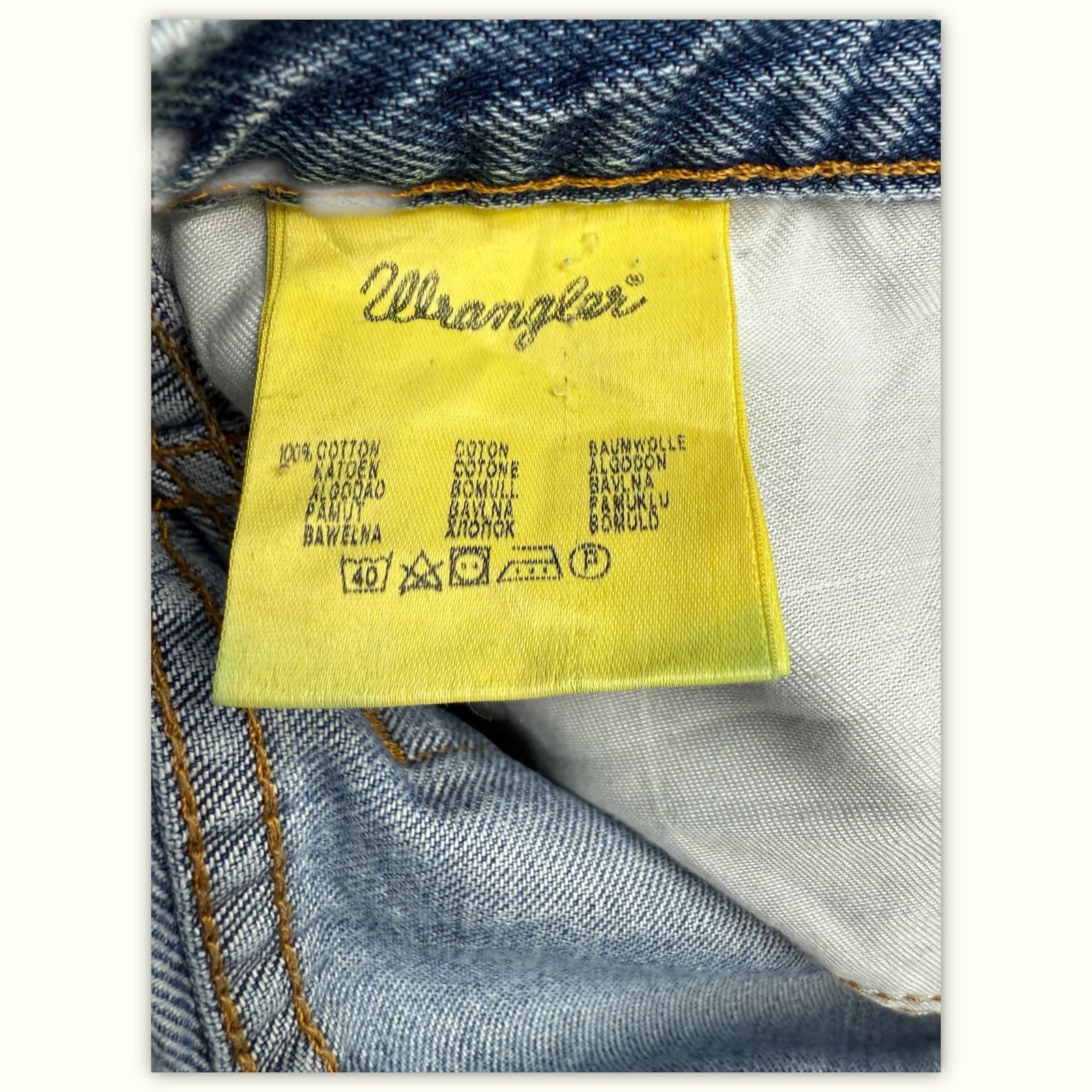 Wrangler Jean Regular Homme 2000s Western – W36