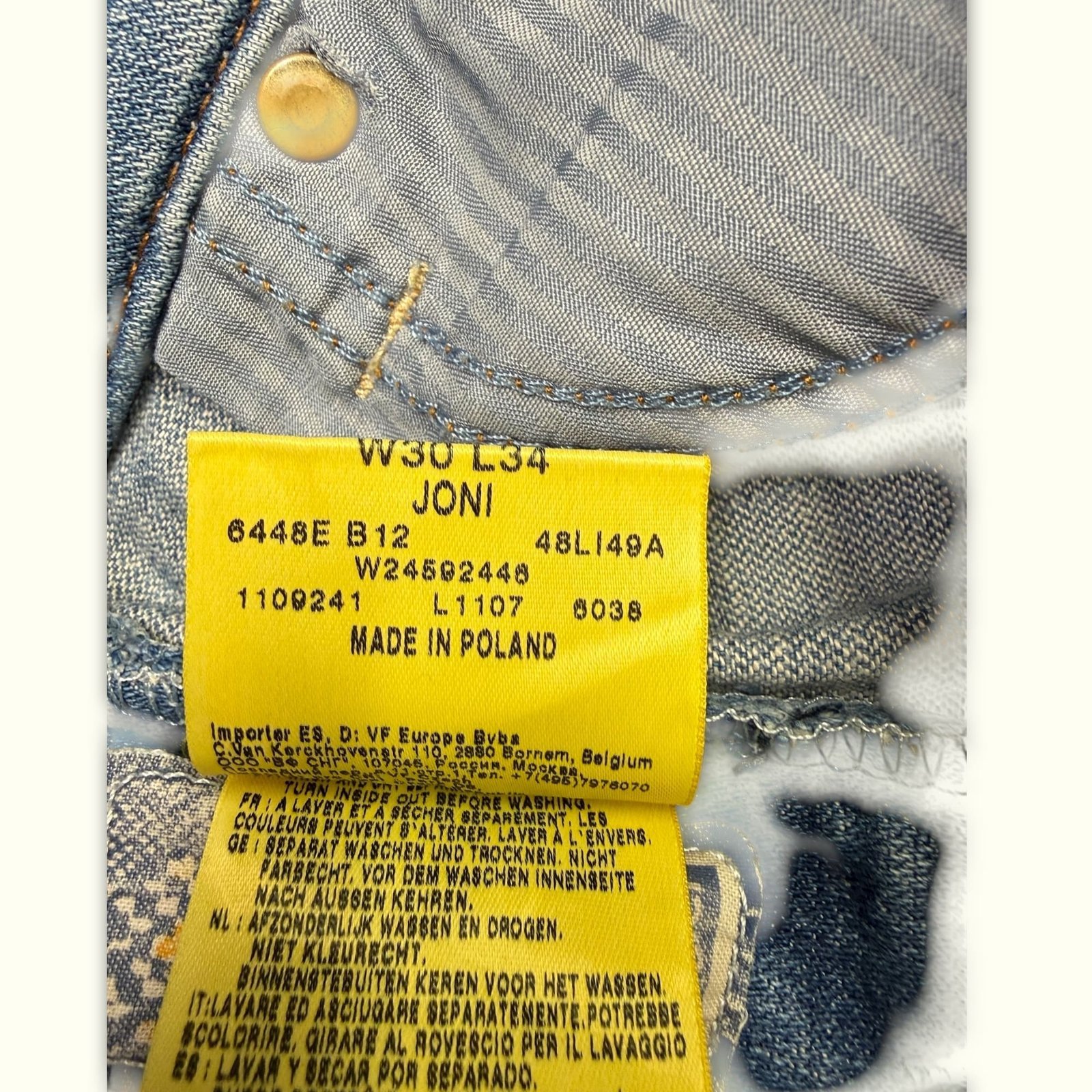 Wrangler Jean Évasé Femme 2000s Boho revival – W30