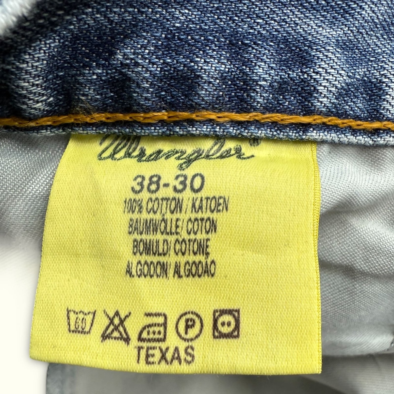 Wrangler Jean Regular Homme 2000s Western – W38