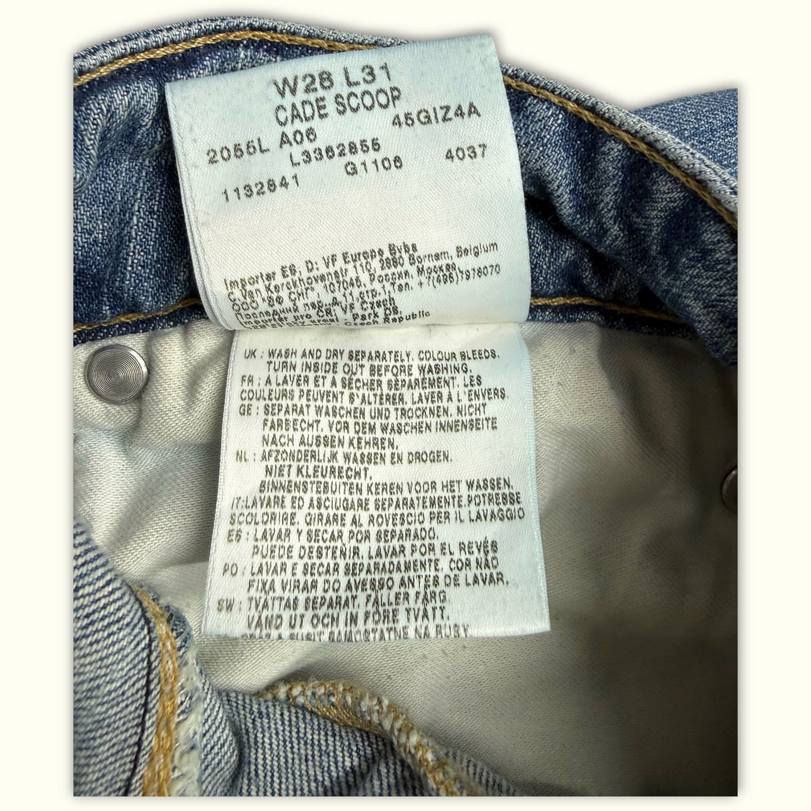 Lee Jean Regular Femme 2000s Y2K – W28