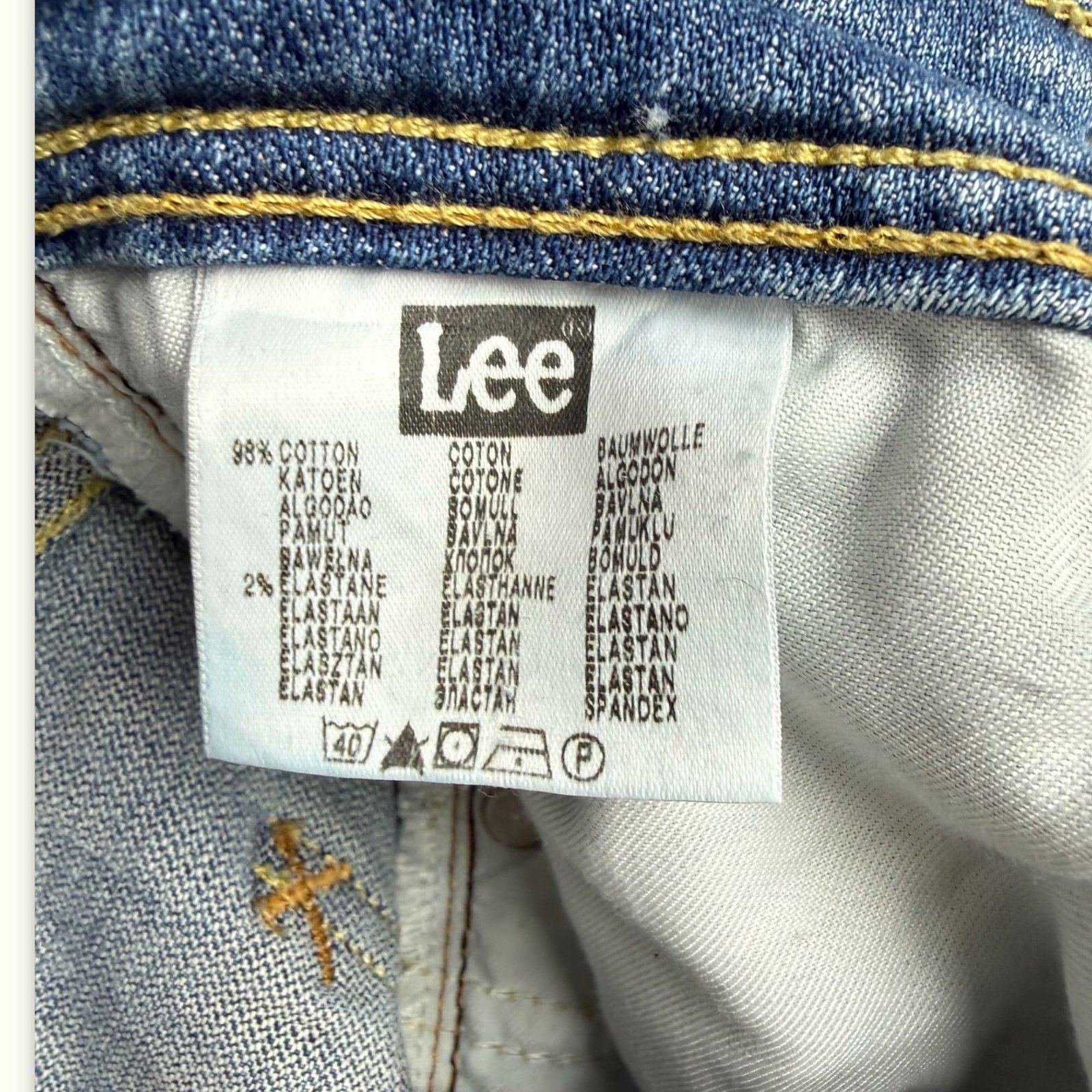 Lee Jean Slim Femme 2000s Y2K – W24