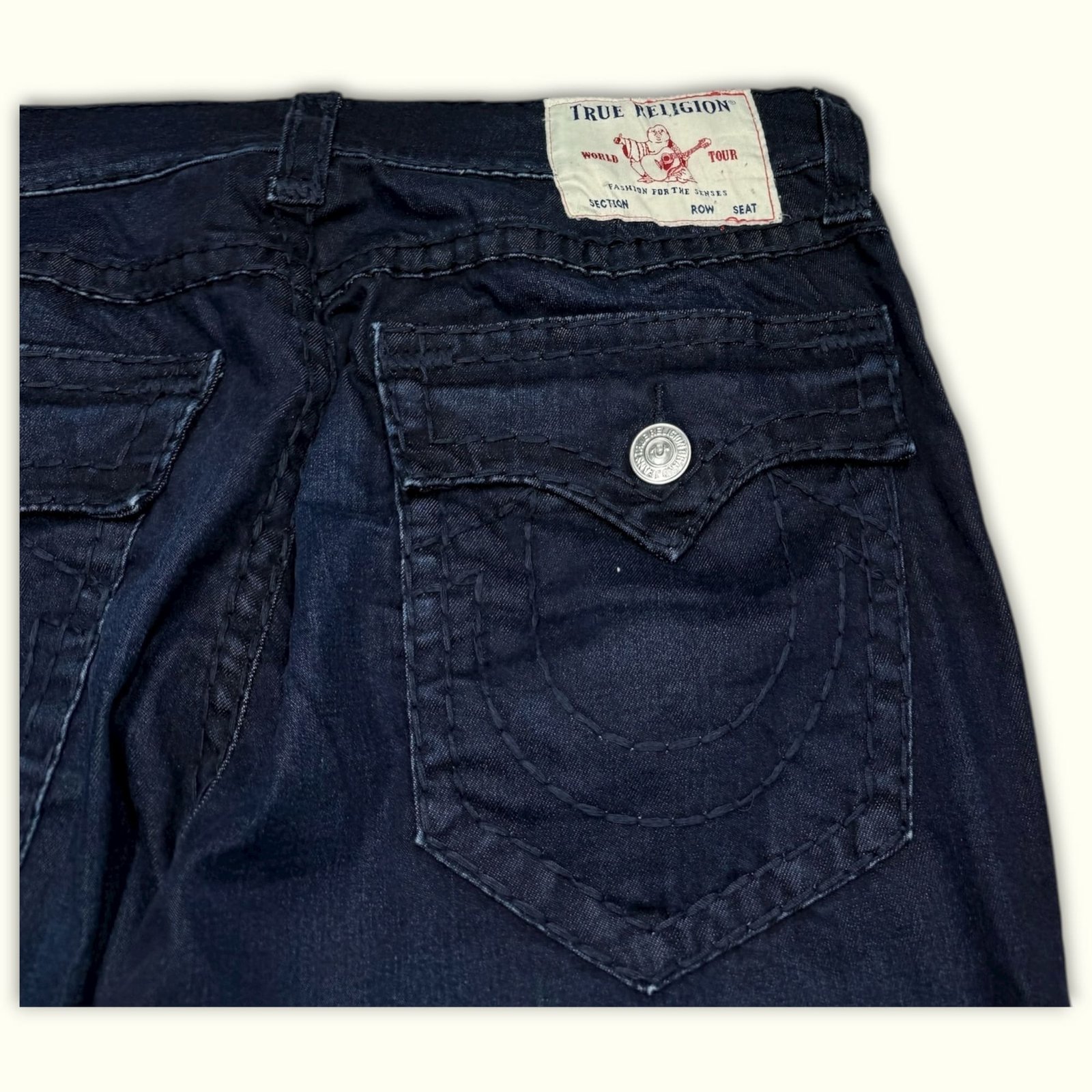True Religion Jean Relaxed Homme Y2K – W38