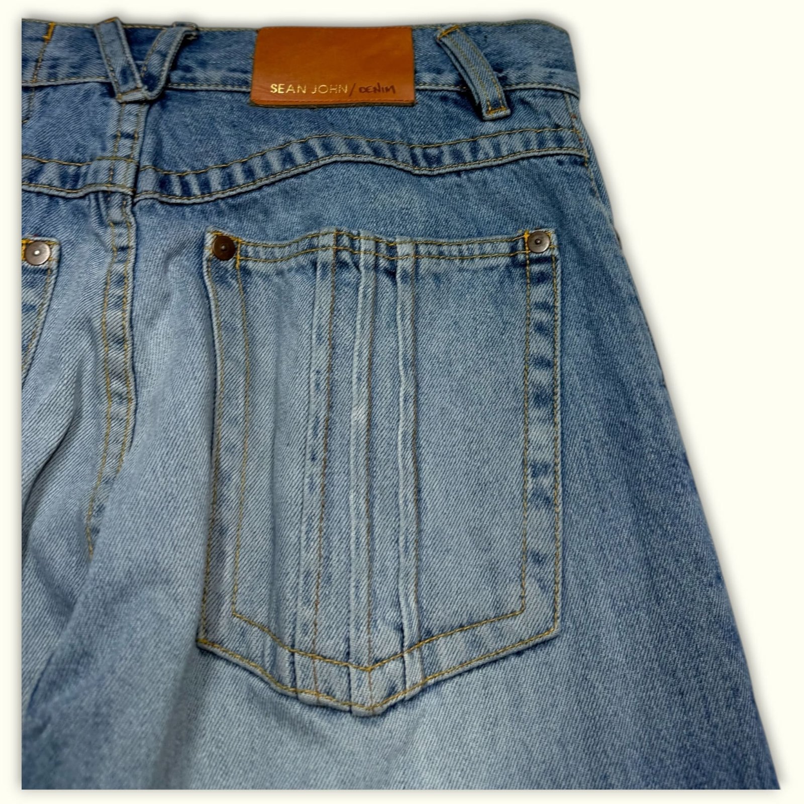 Sean John Jean Baggy Homme 2000s Streetwear – W30