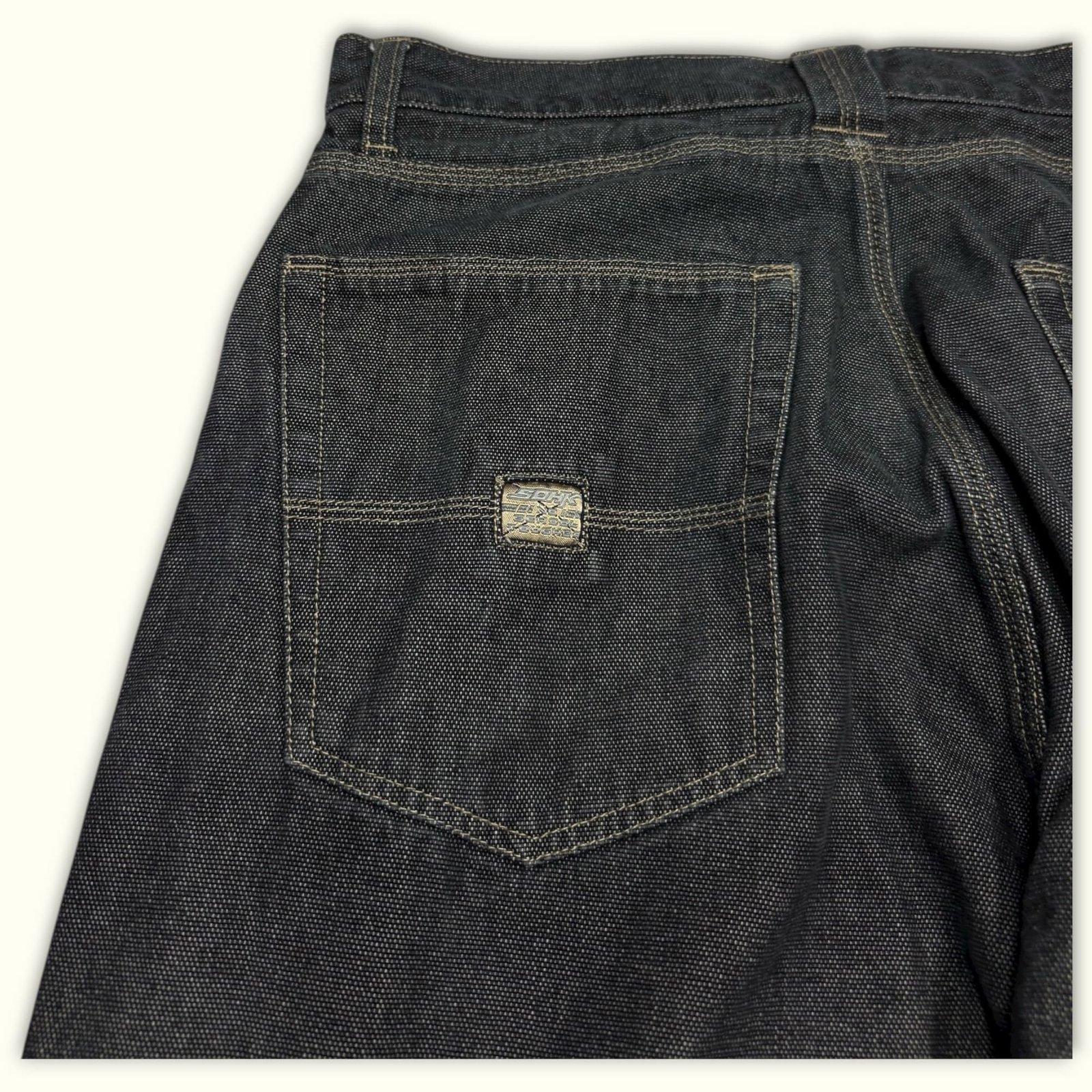 Sohk Jean Baggy Homme 1990s Streetwear – W36