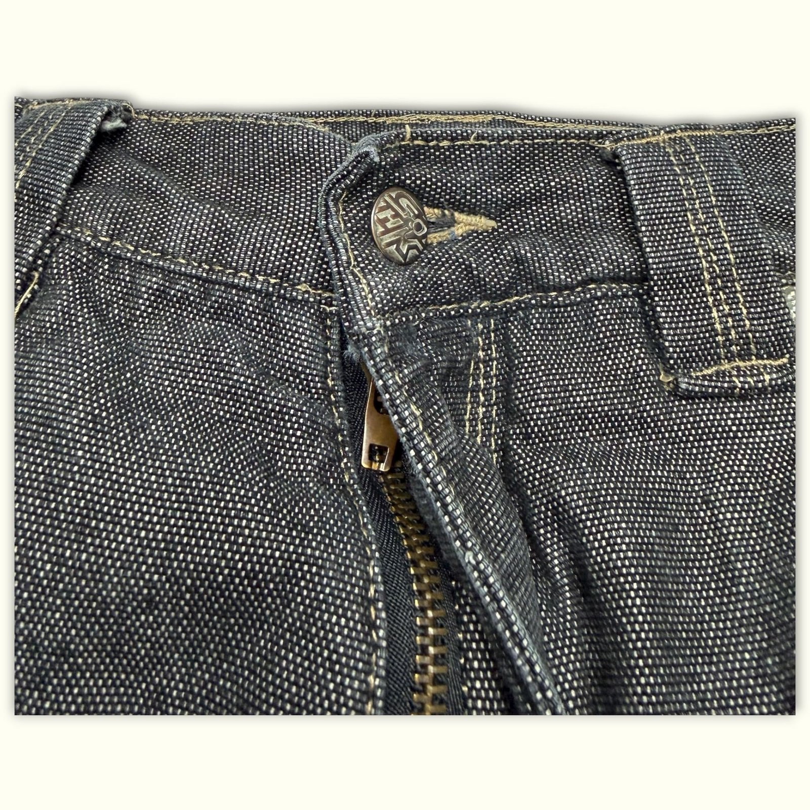 Sohk Jean Baggy Homme 1990s Streetwear – W36