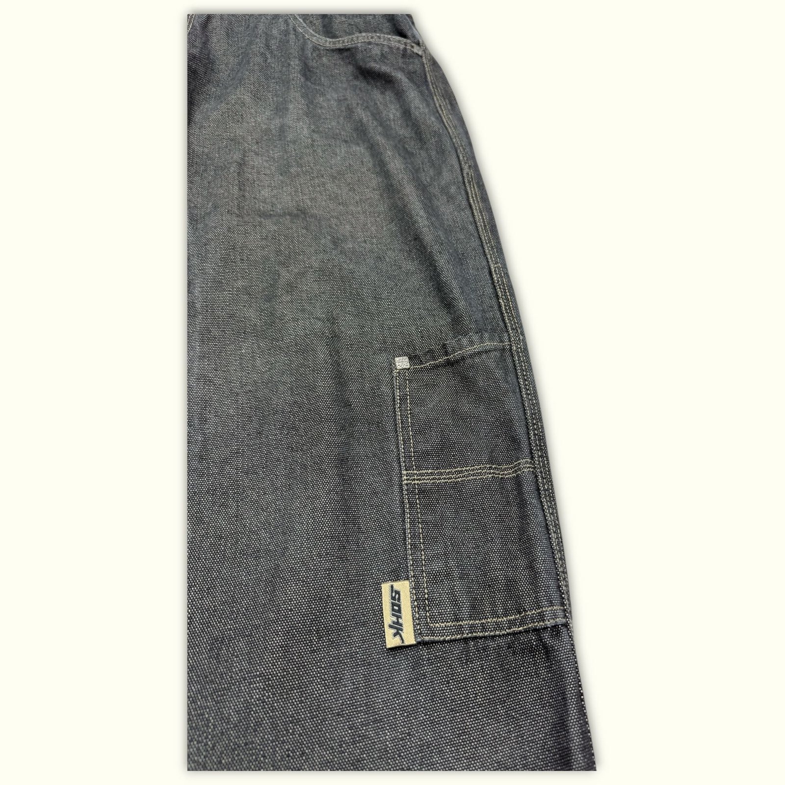 Sohk Jean Baggy Homme 1990s Streetwear – W36