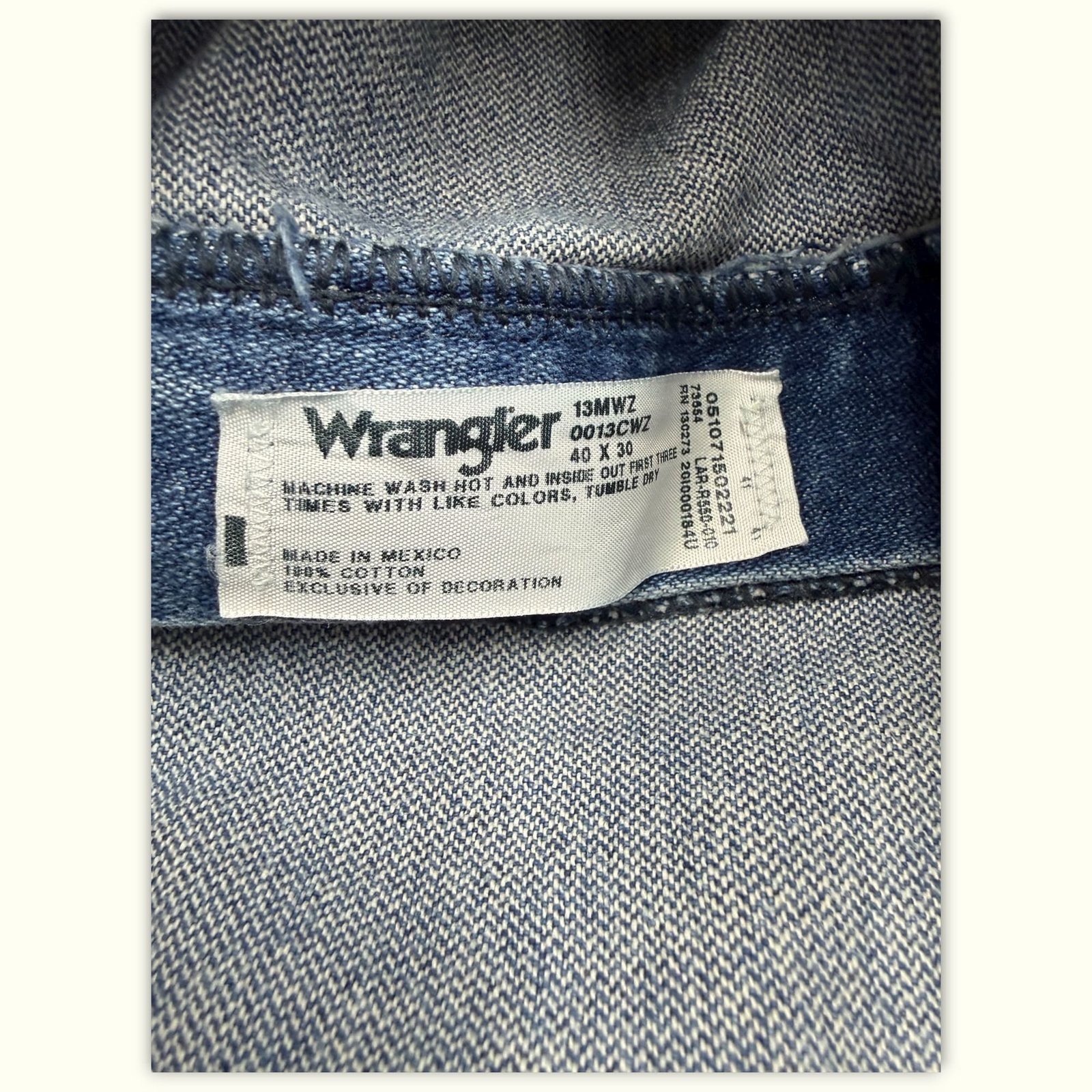 Wrangler Jean Regular Homme 2000s Western – W40