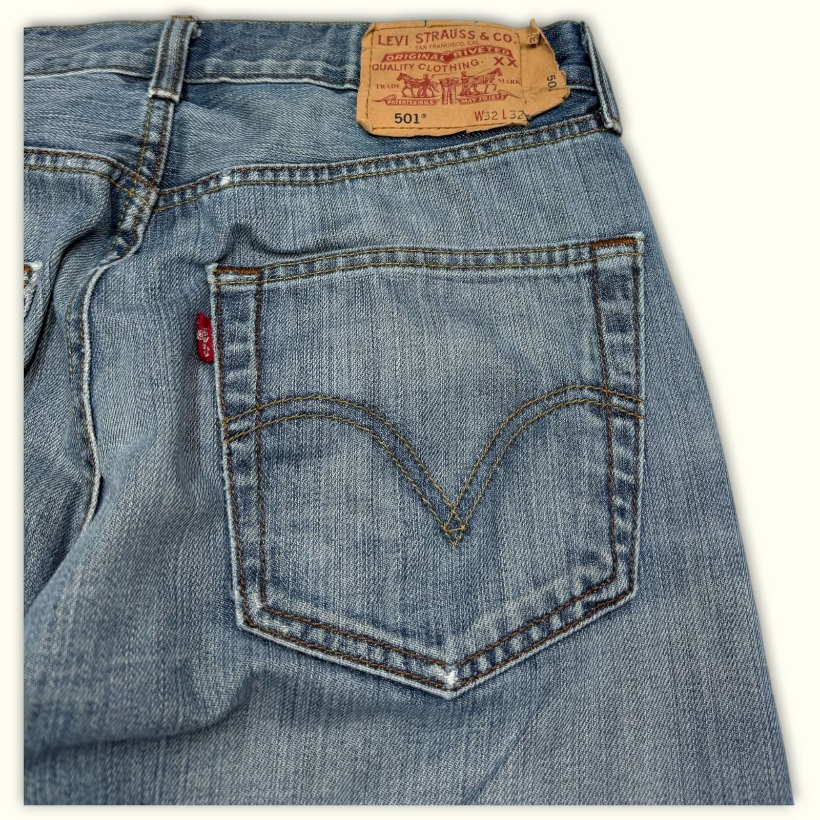 Levi'S Jean Regular Homme 2000s Vintage – W32