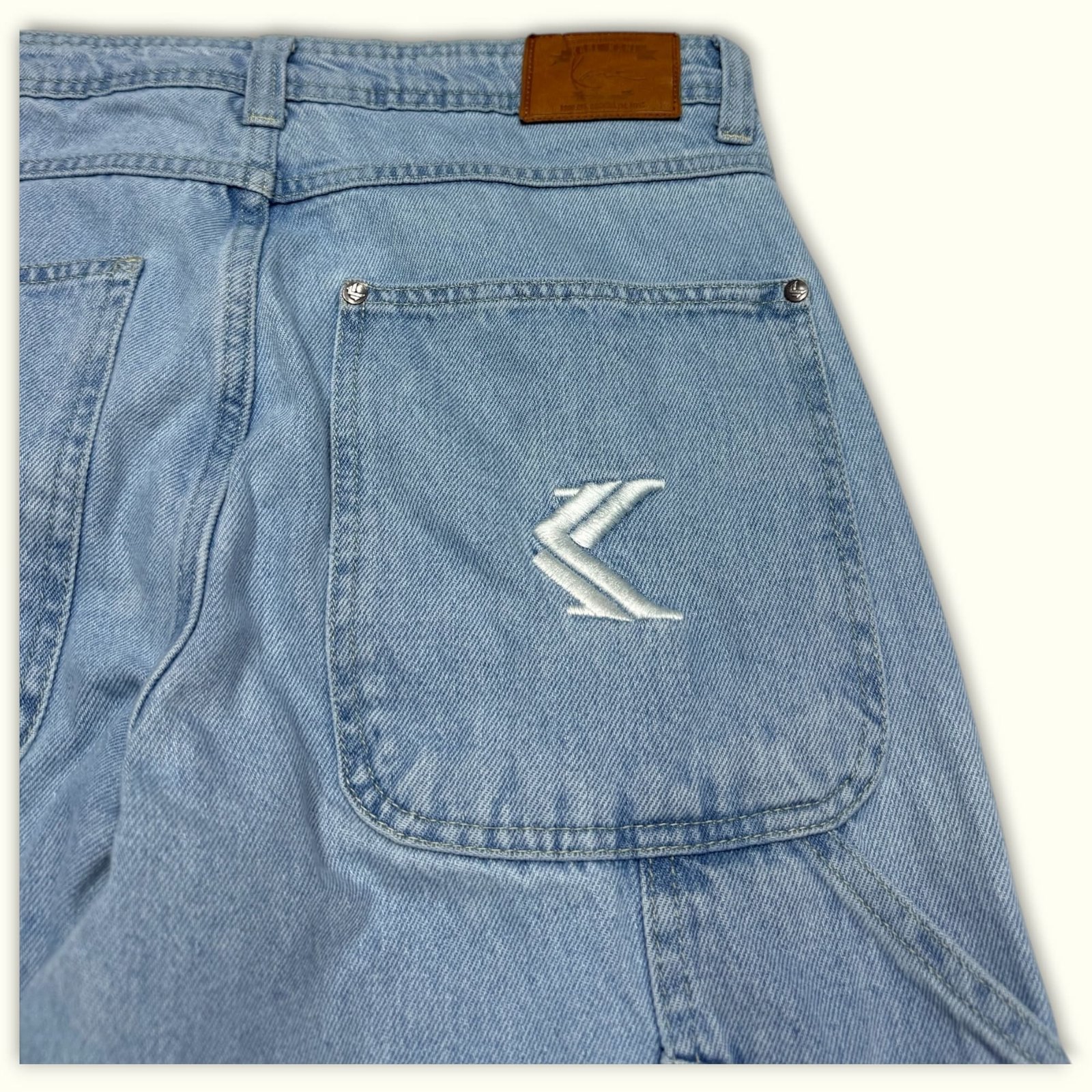 Karl Kani Jean Baggy Homme 1990s Streetwear – W32