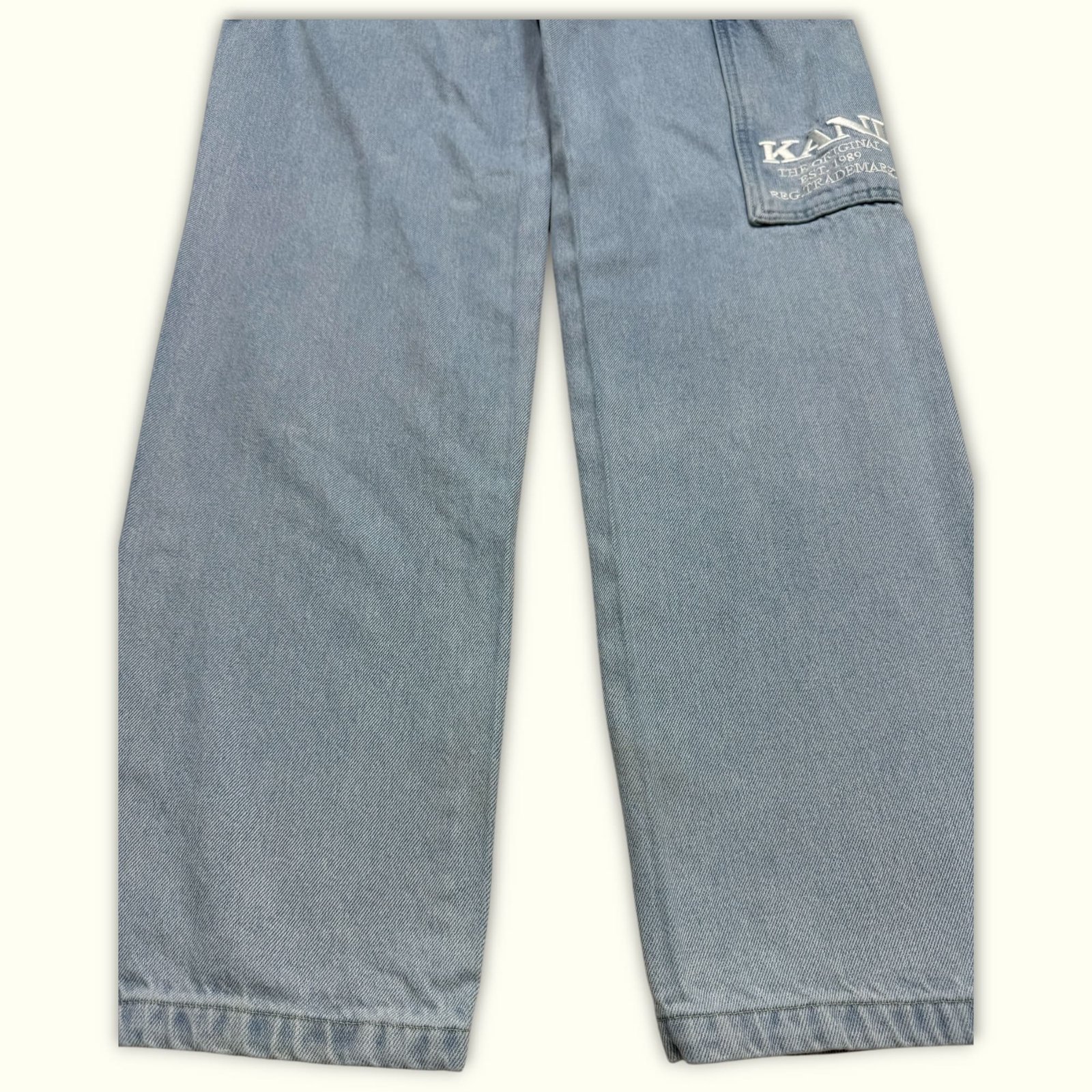 Karl Kani Jean Baggy Homme 1990s Streetwear – W32