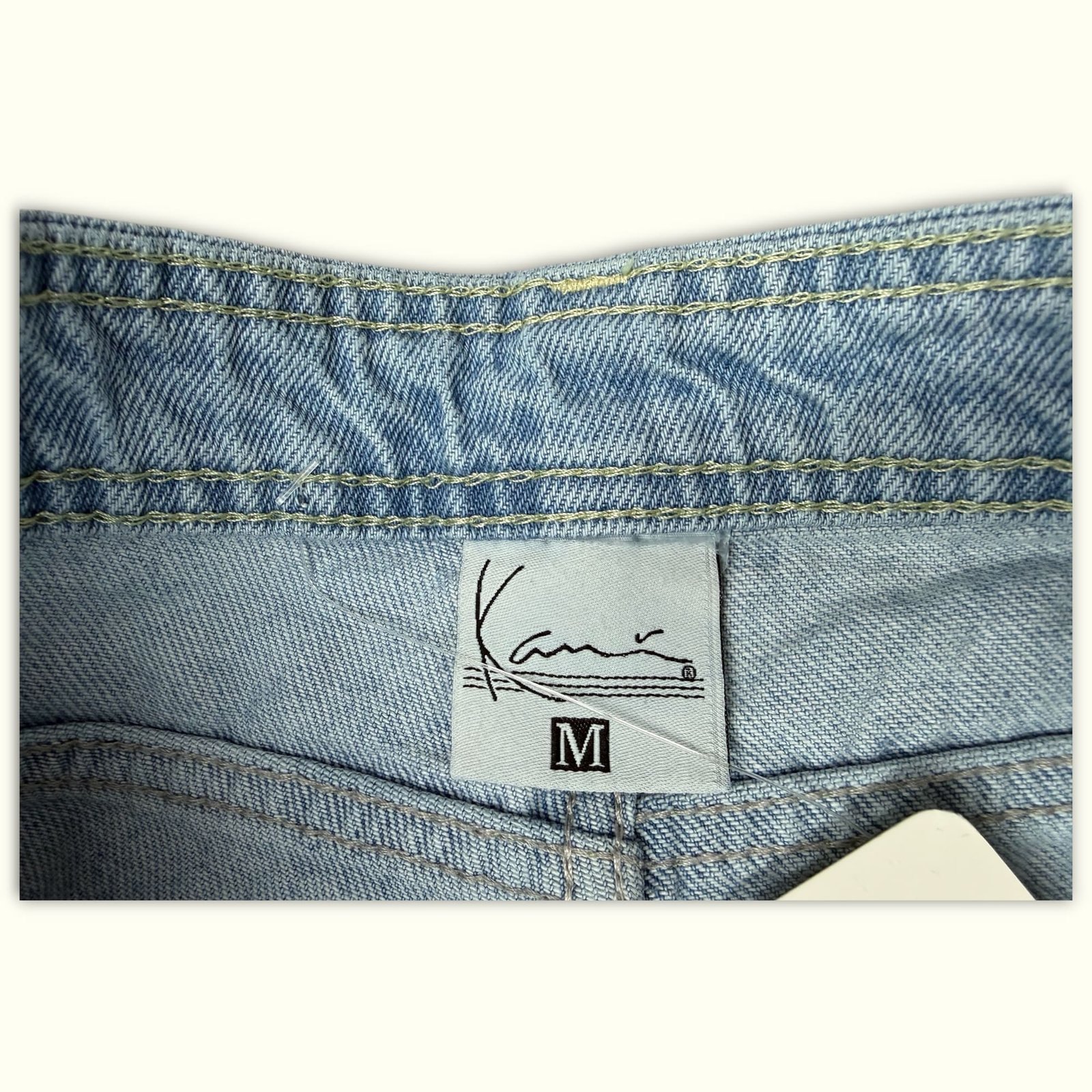Karl Kani Jean Baggy Homme 1990s Streetwear – W32