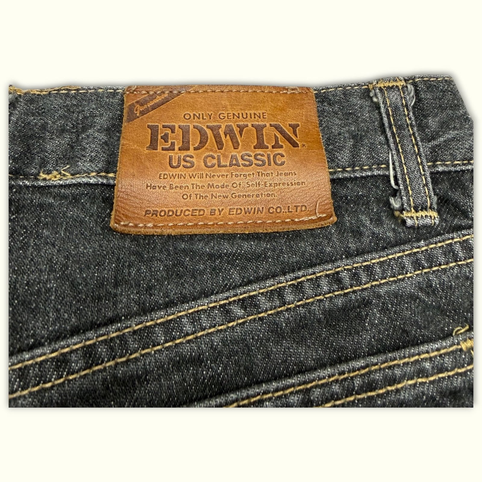 Edwin Jean Regular Homme 1990s Streetwear japonais – W31
