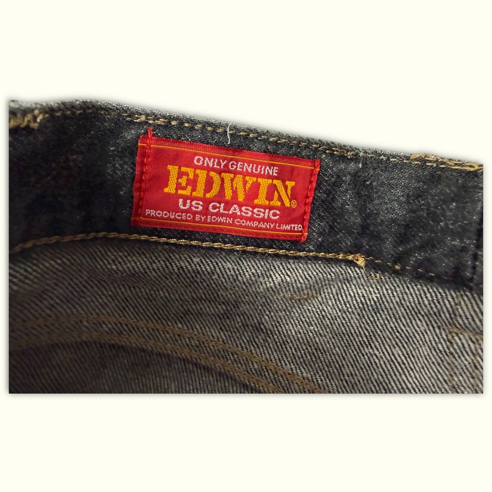 Edwin Jean Regular Homme 1990s Streetwear japonais – W31