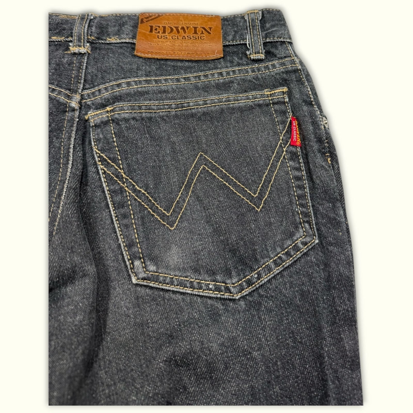 Edwin Jean Regular Homme 1990s Streetwear japonais – W31