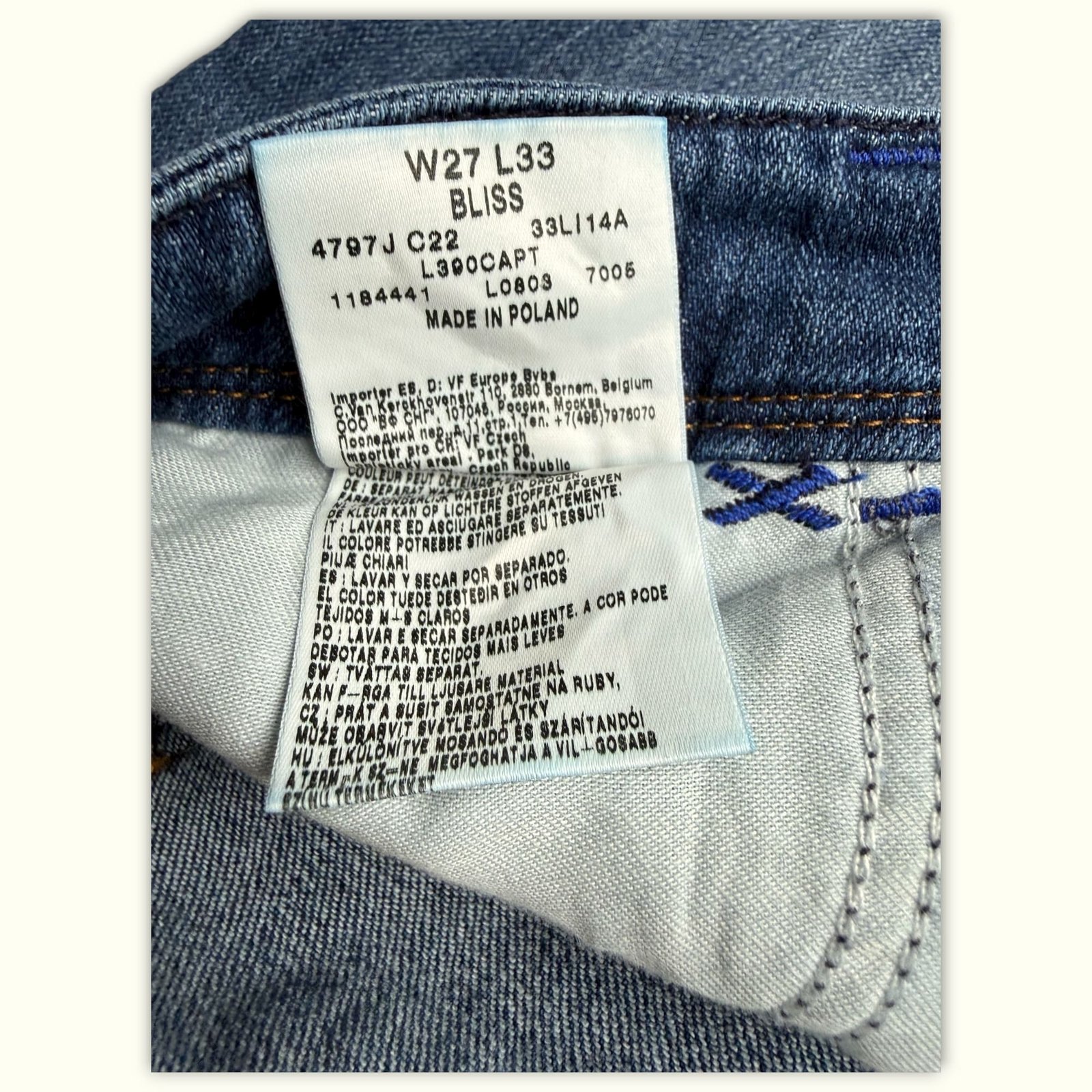 Lee Jean Évasé Femme 2000s Y2K – W27