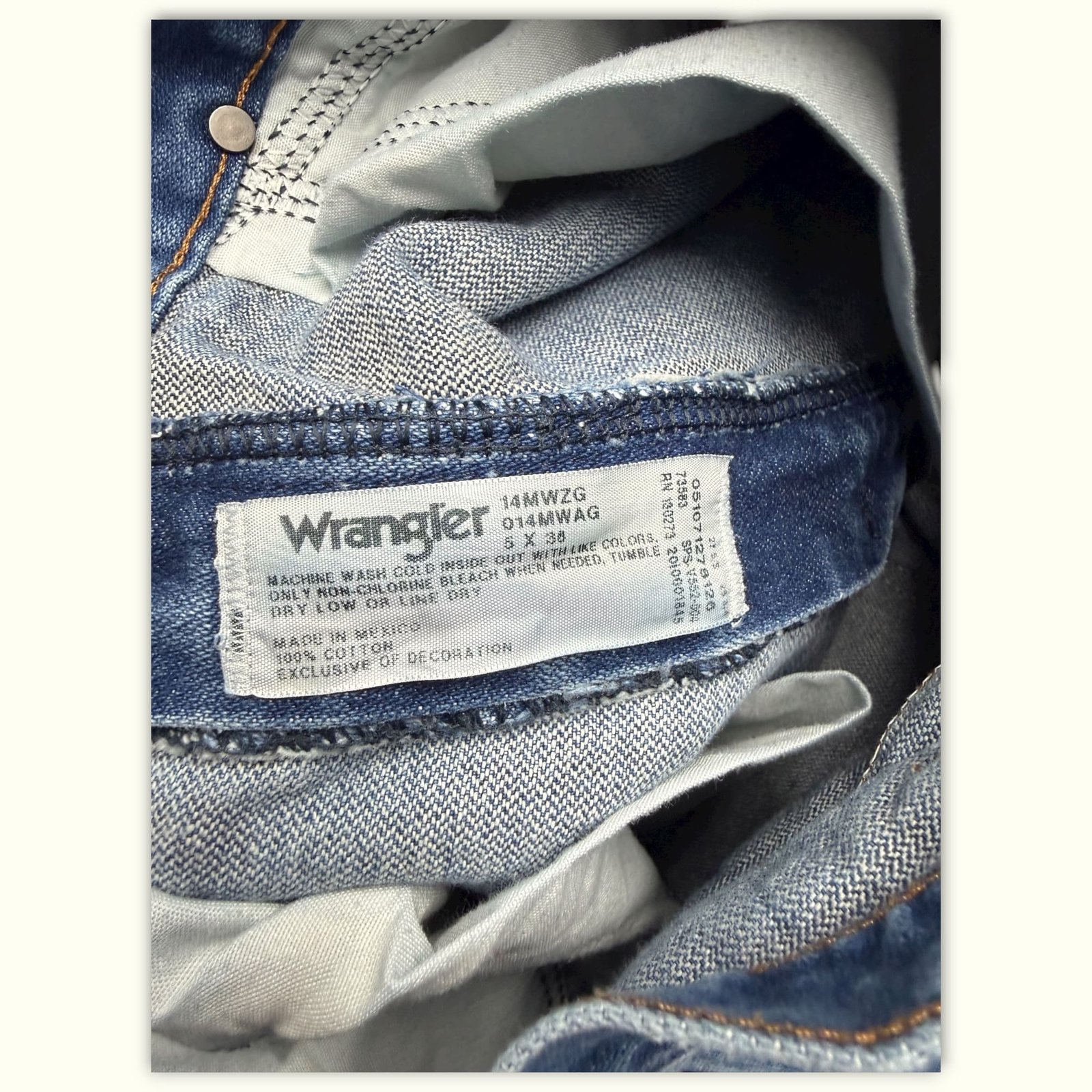 Wrangler Jean Regular Femme 2000s Western – W25