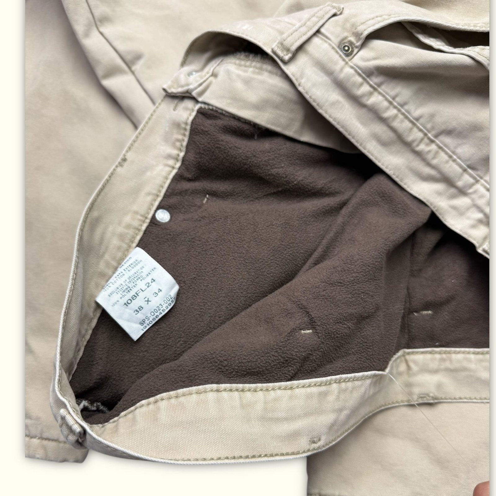 Lee Pantalon Regular Homme 2000s Workwear – W38