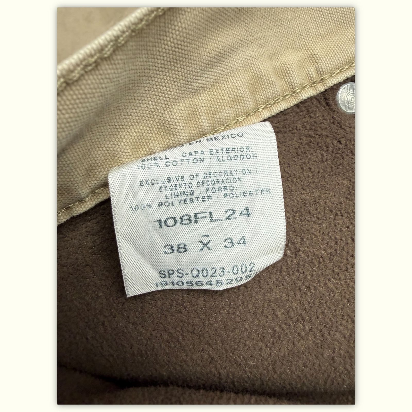 Lee Pantalon Regular Homme 2000s Workwear – W38