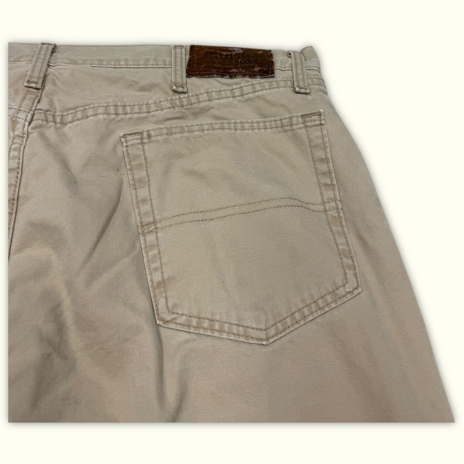 Lee Pantalon Regular Homme 2000s Workwear – W38