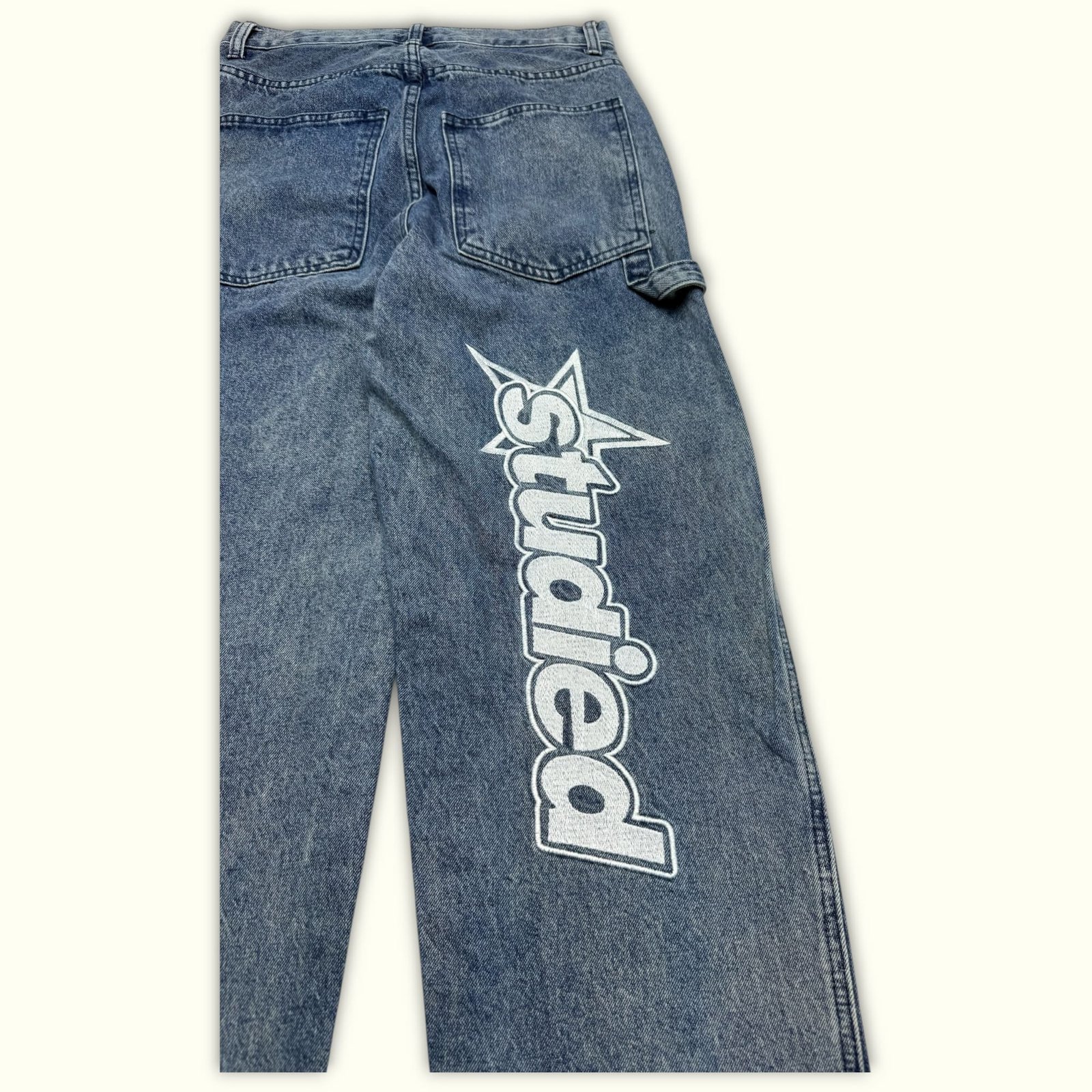 Jean Baggy Homme Streetwear – W26