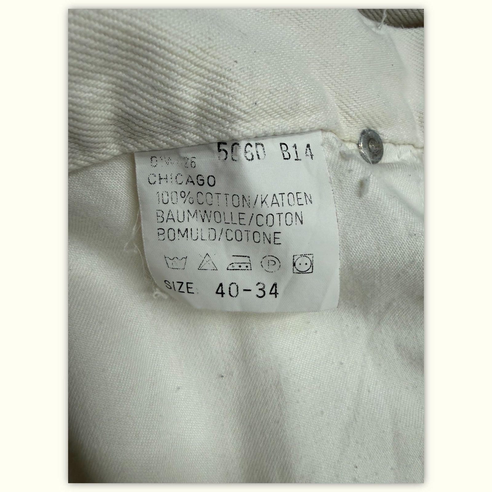 Lee Jean Regular Homme 1990s Vintage – W40