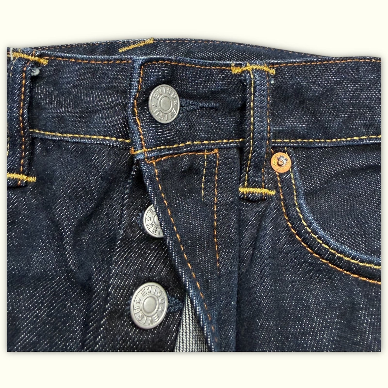 Evisu Jean Regular Homme 2000s Streetwear japonais – W32