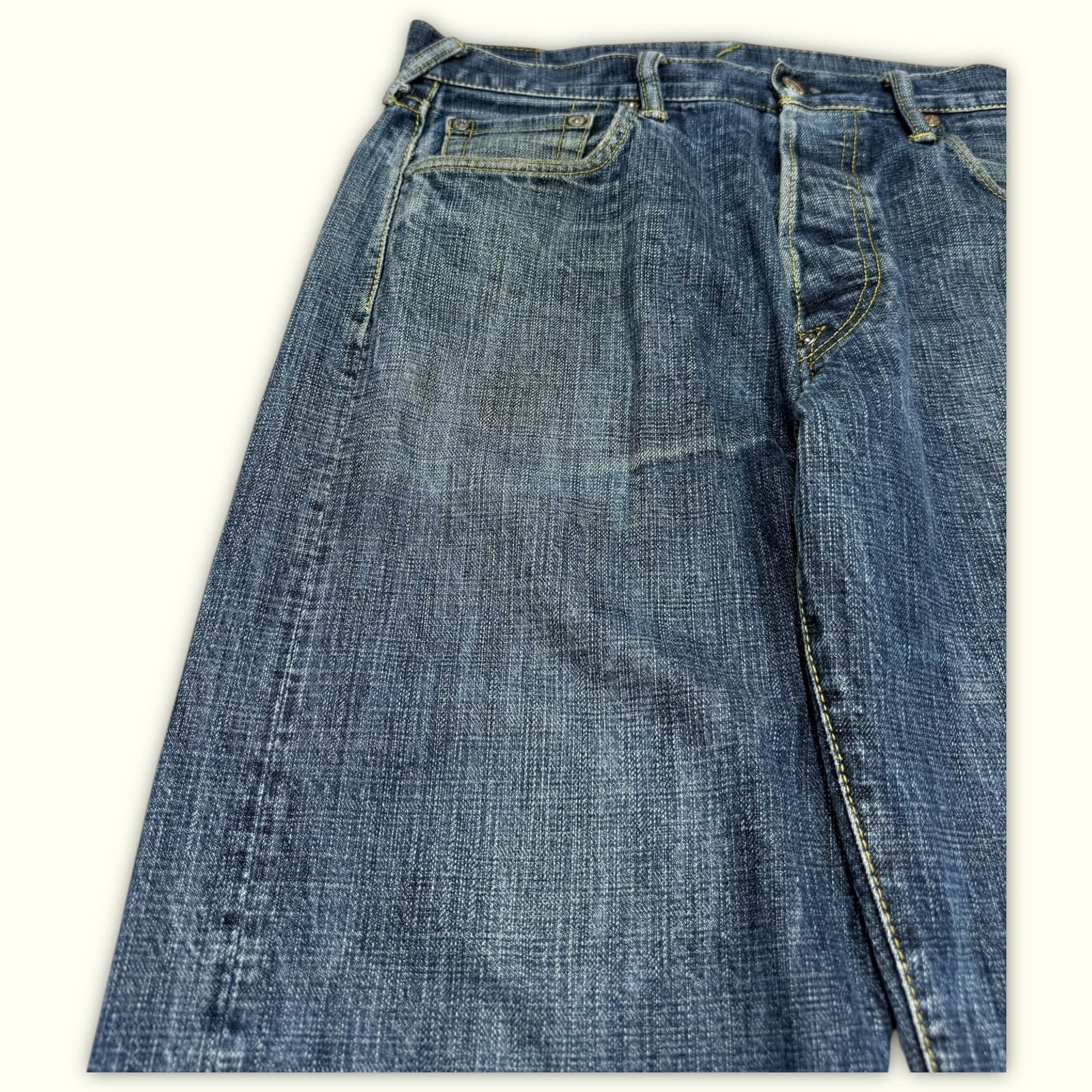 Evisu Jean Regular Homme 2000s Streetwear japonais – W33