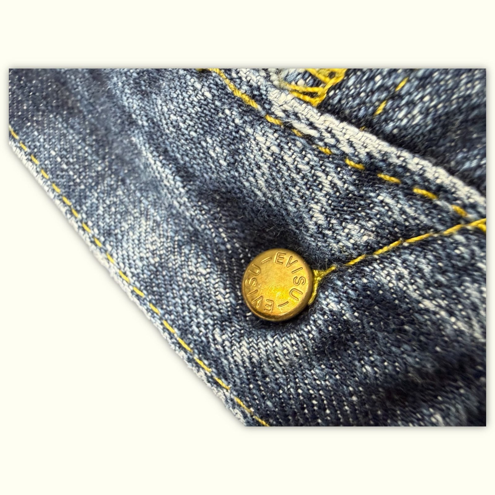 Evisu Jean Regular Homme 2000s Streetwear japonais – W33