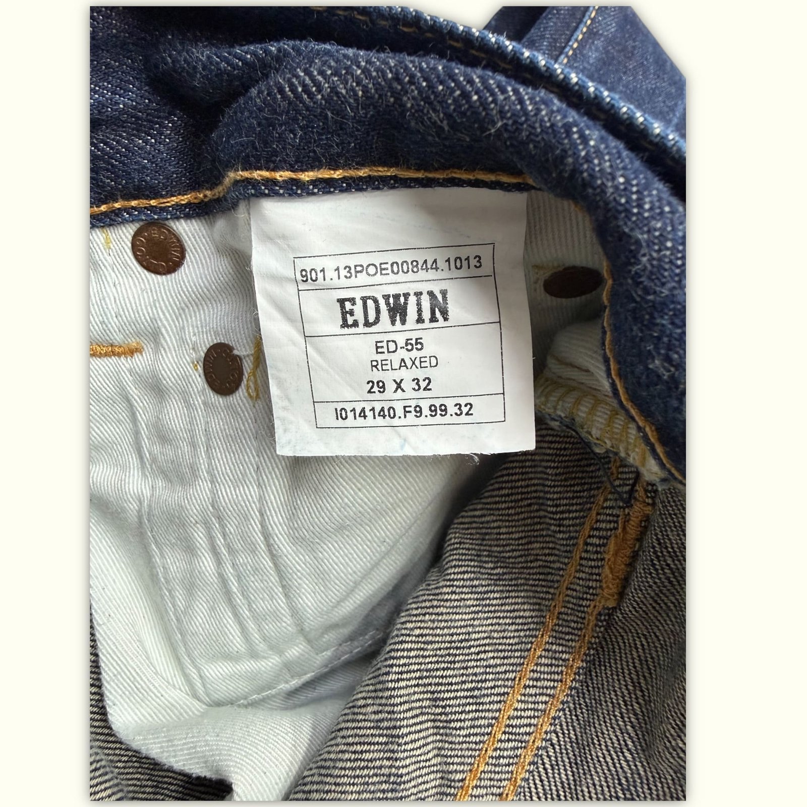 Edwin Jean Relaxed Homme Streetwear japonais – W29