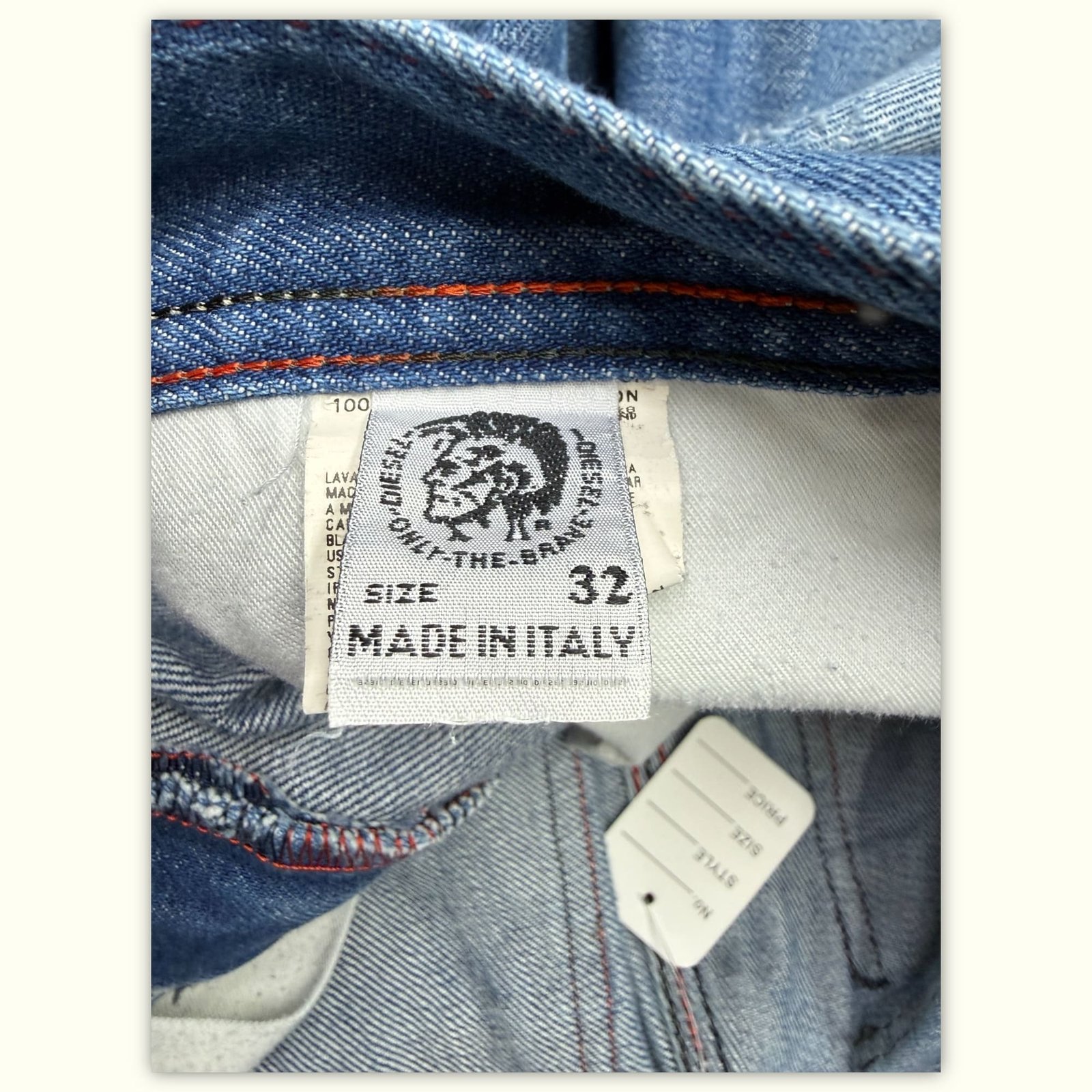 Diesel Jean Regular Homme 2000s Indie – W32