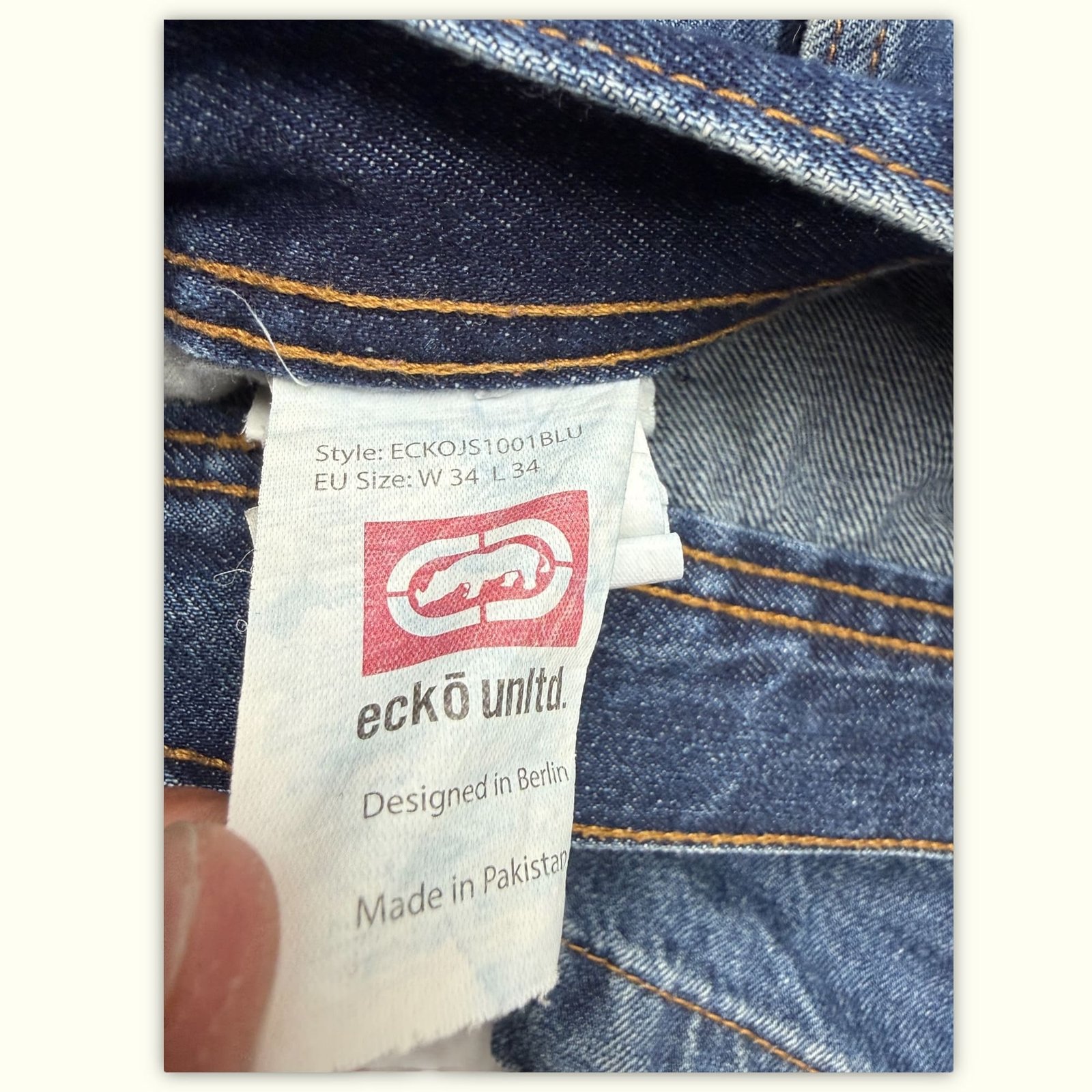 Ecko Unltd. Jean Baggy Homme 2000s Y2K – W34