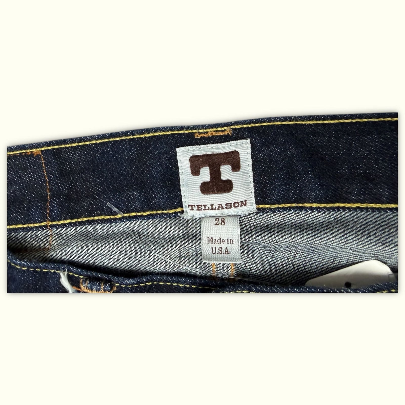 Tellason Jean Slim Homme Classique – W28