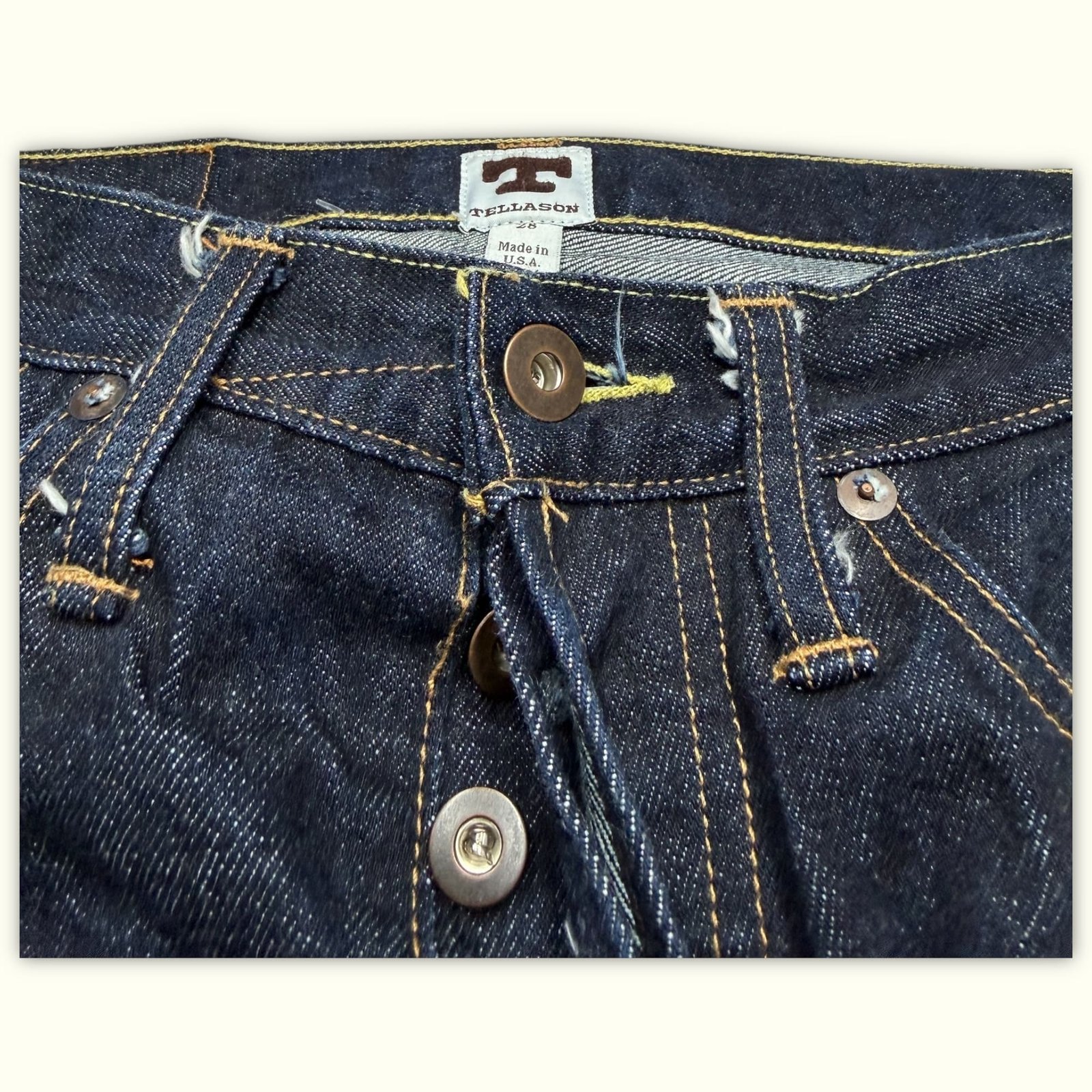 Tellason Jean Slim Homme Classique – W28