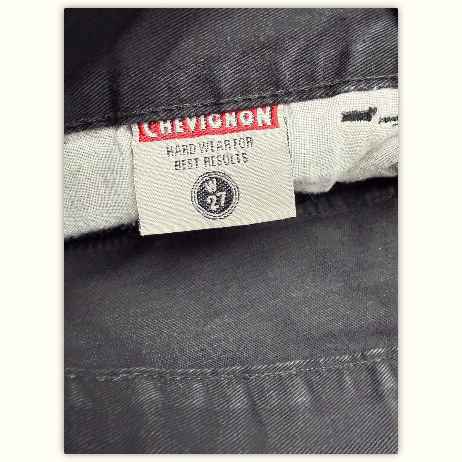 Chevignon Pantalon cargo Regular Homme 2000s Utility – W27