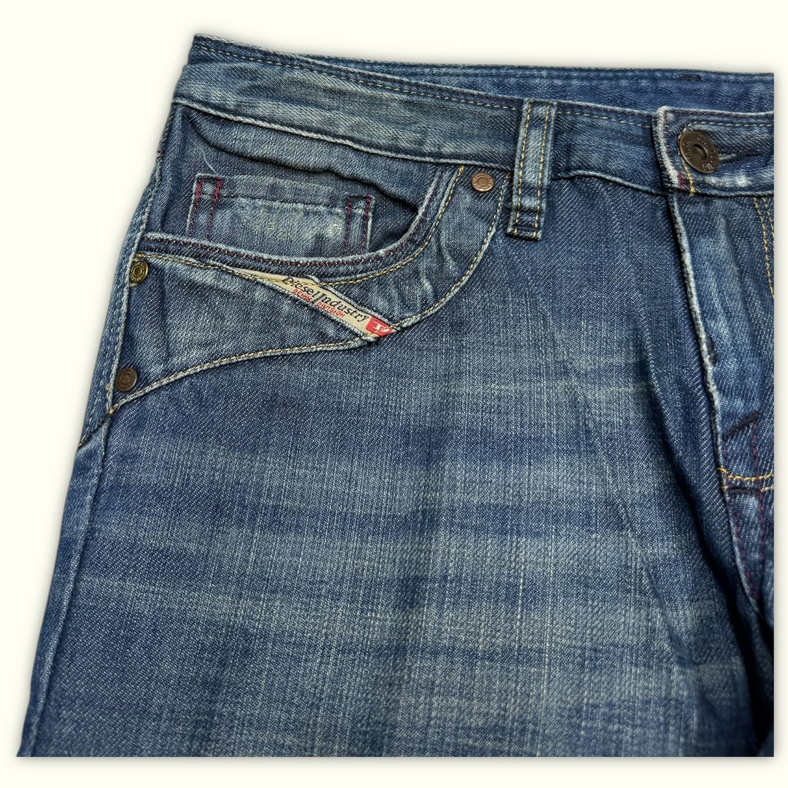 Diesel Jean Regular Femme 2000s Y2K – W28
