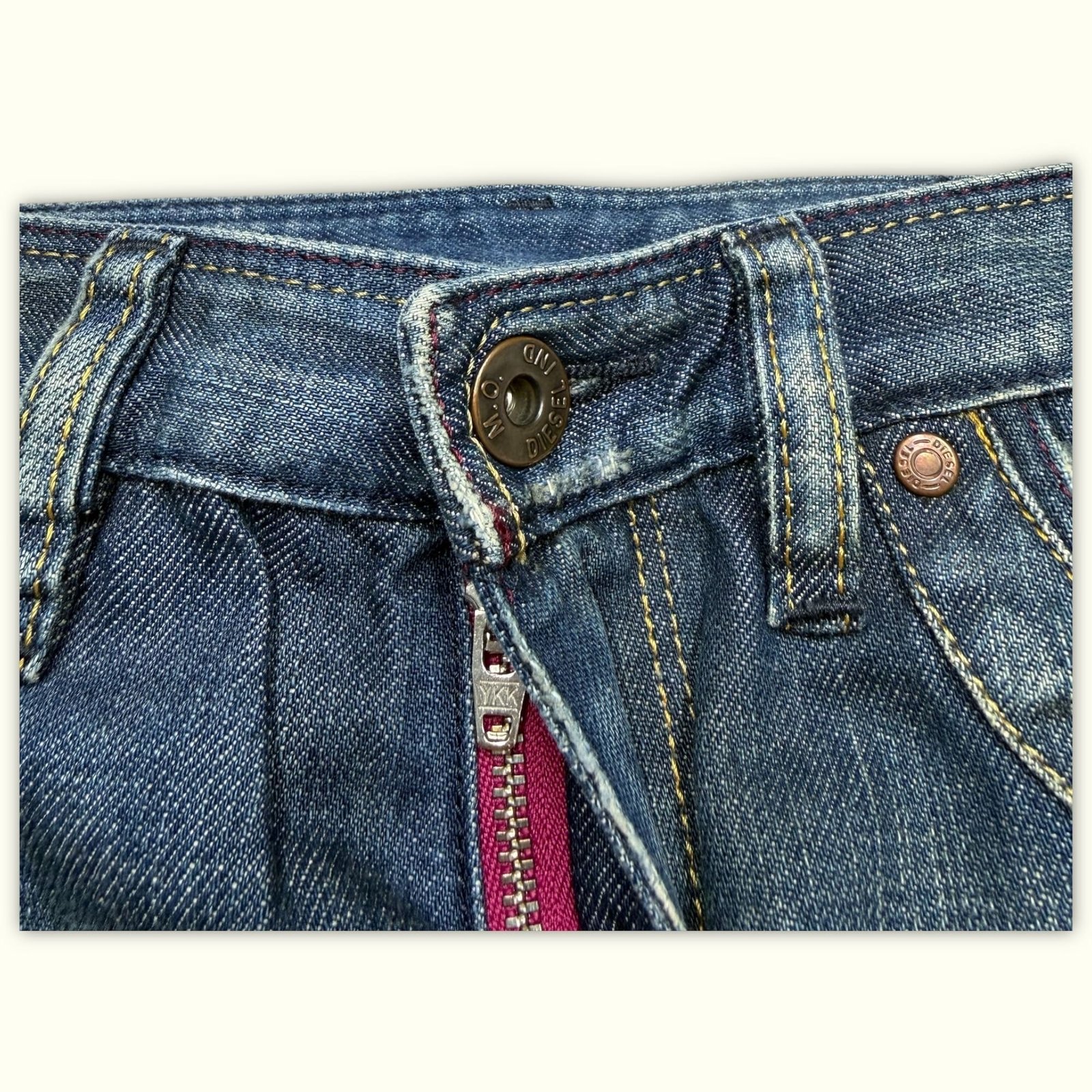 Diesel Jean Regular Femme 2000s Y2K – W28