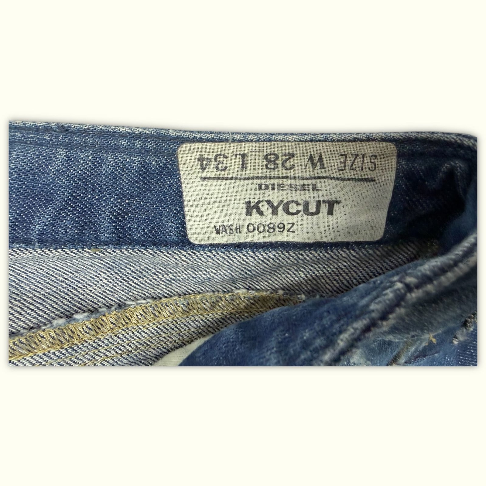 Diesel Jean Regular Femme 2000s Y2K – W28