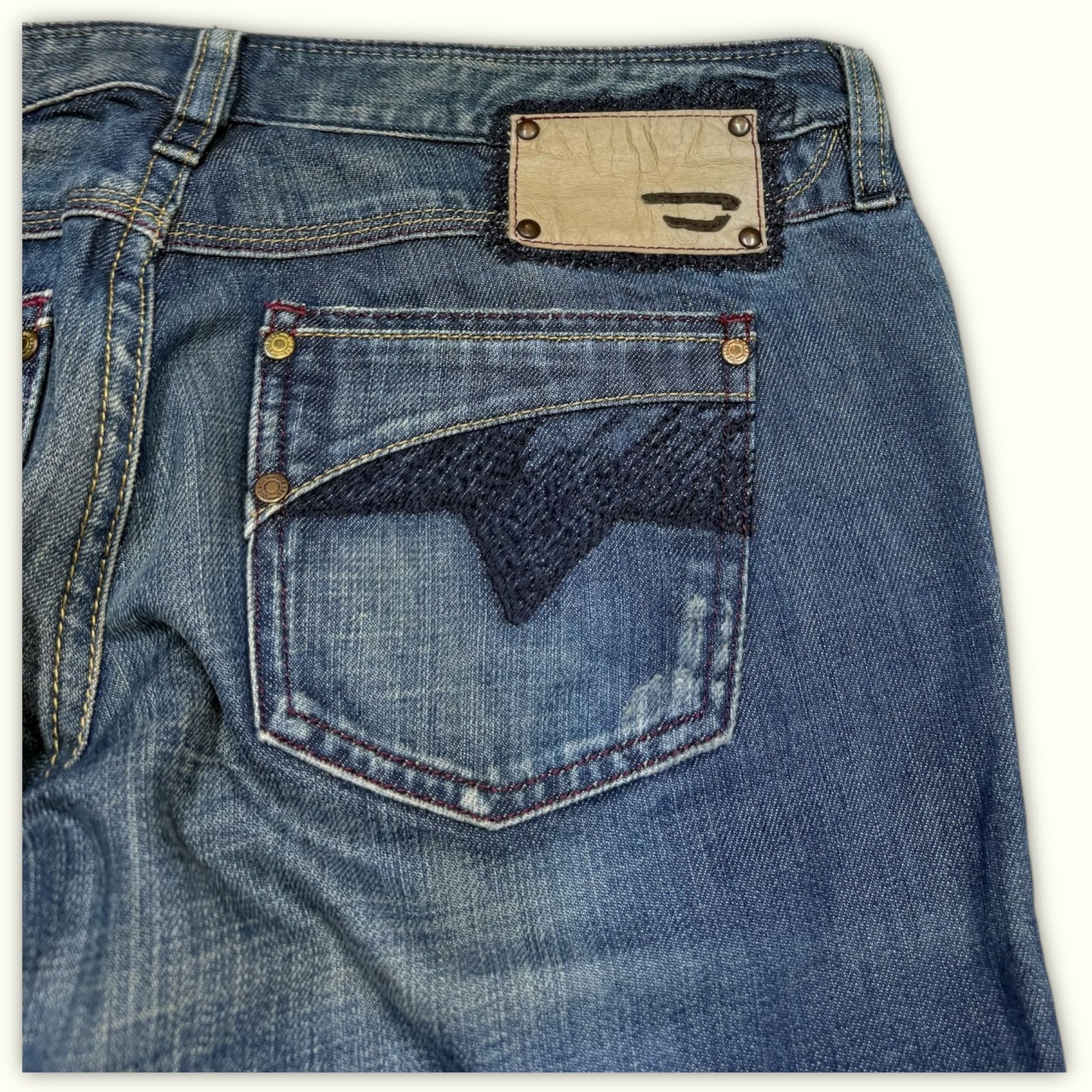Diesel Jean Regular Femme 2000s Y2K – W28