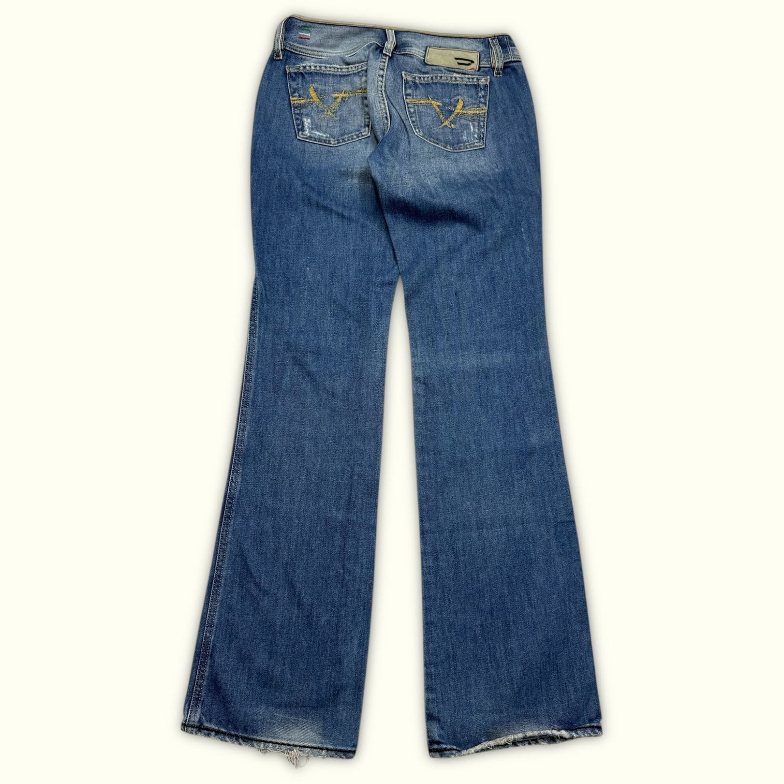 Diesel Jean Évasé Femme 2000s Y2K – W27