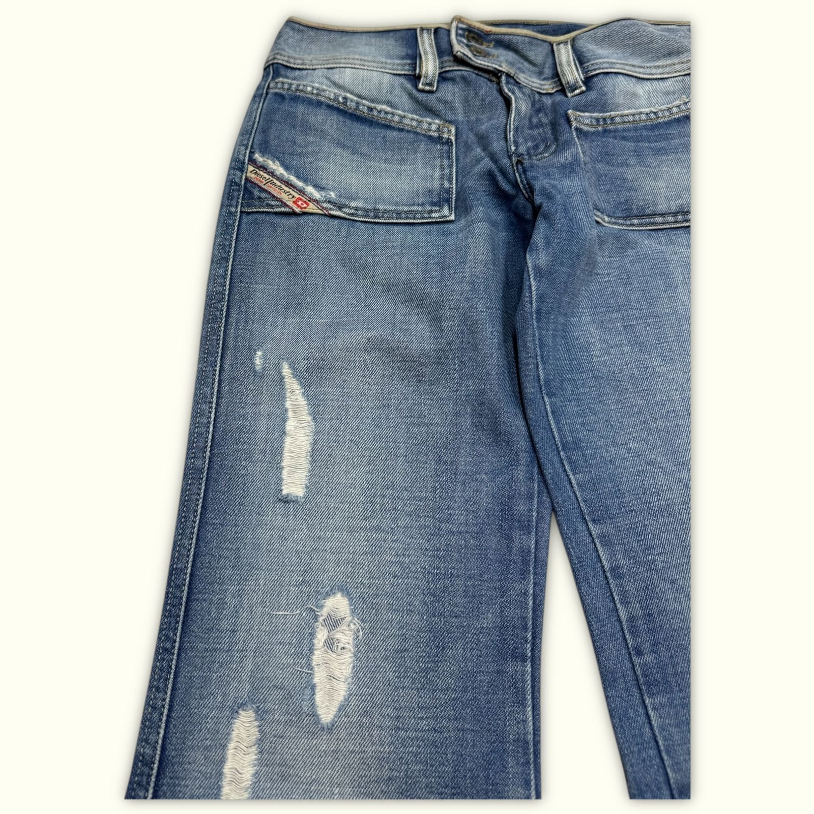 Diesel Jean Évasé Femme 2000s Y2K – W27