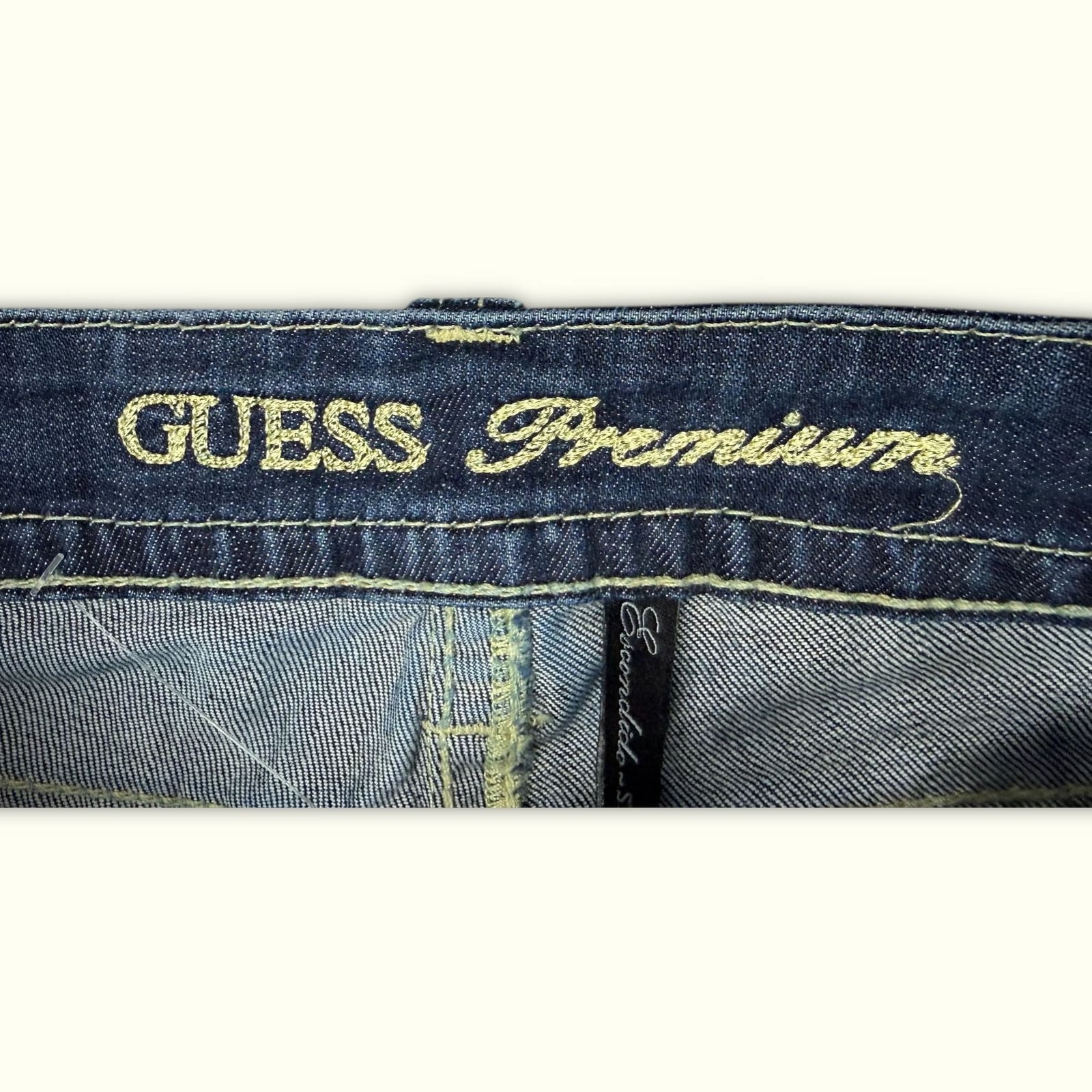 Guess Jean Évasé Femme 2000s Y2K – W27