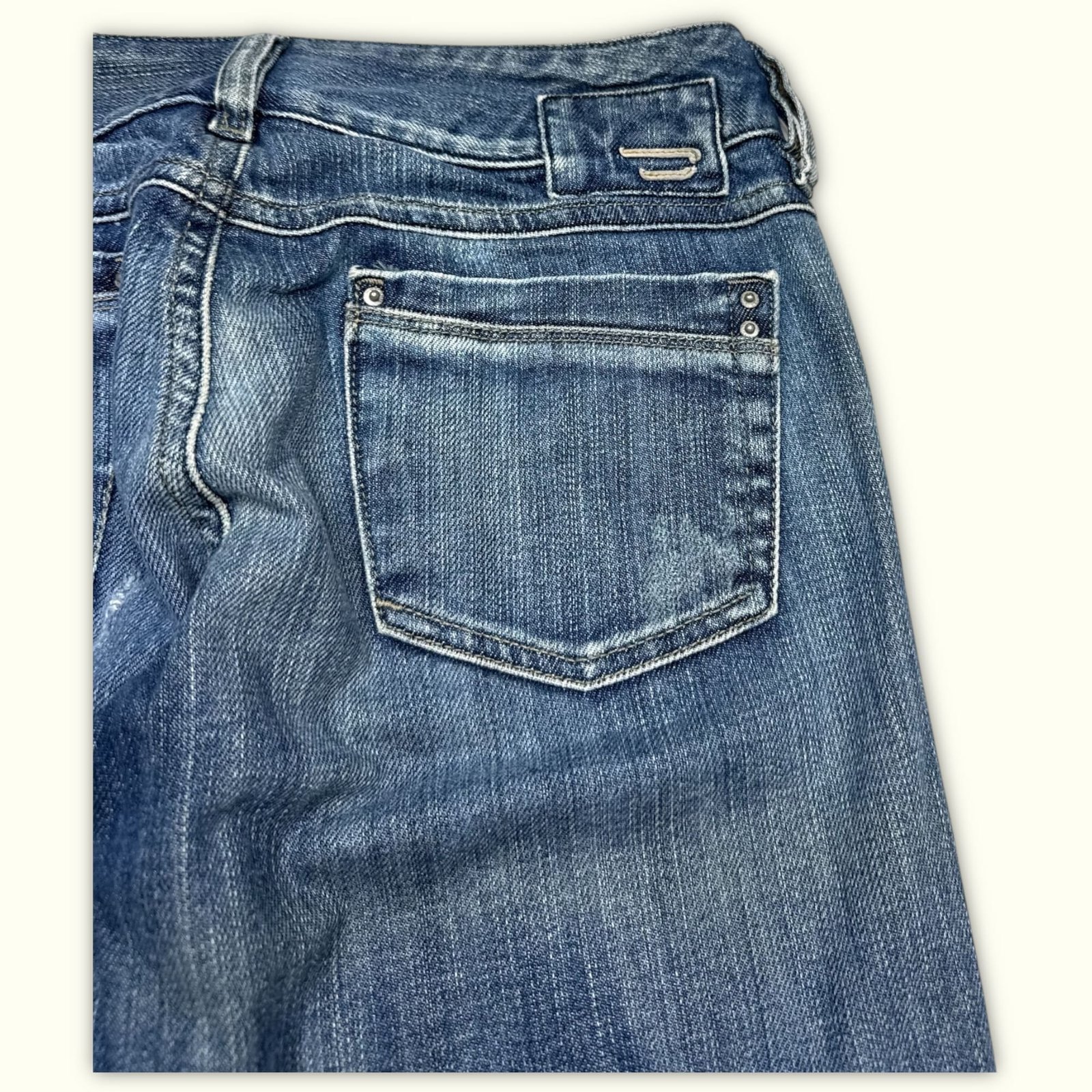 Diesel Jean Évasé Femme 2000s Y2K – W25