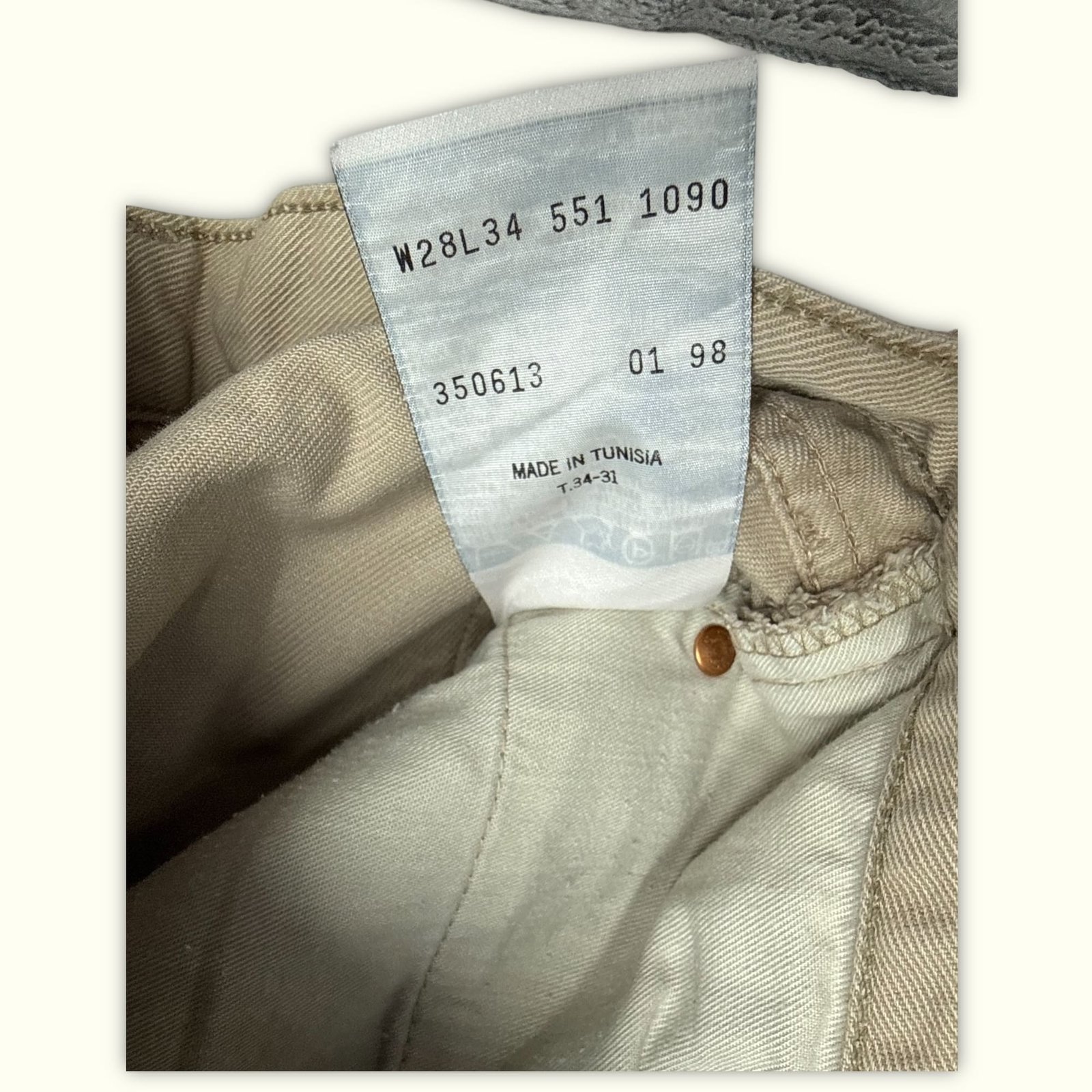Levi'S Jean Regular Homme 1990s Vintage – W28