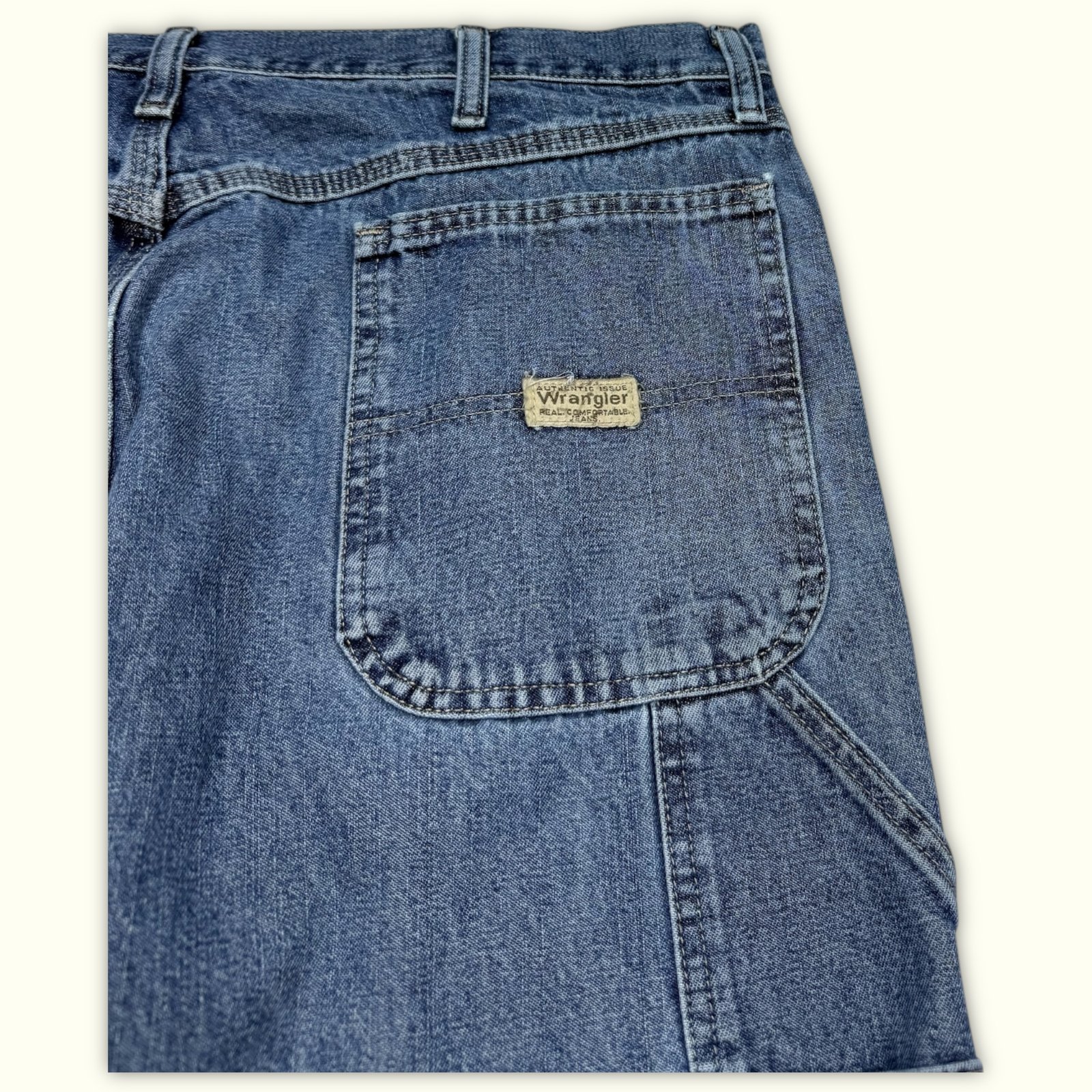 Wrangler Jean Relaxed Homme 2000s Workwear – W38