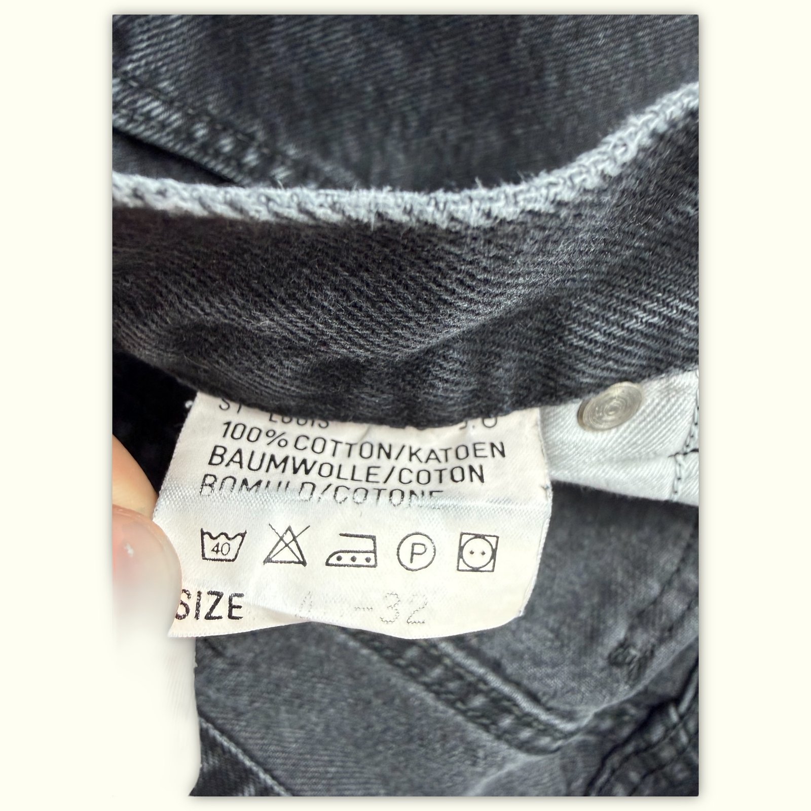Lee Jean Relaxed Homme 1990s Vintage – W32